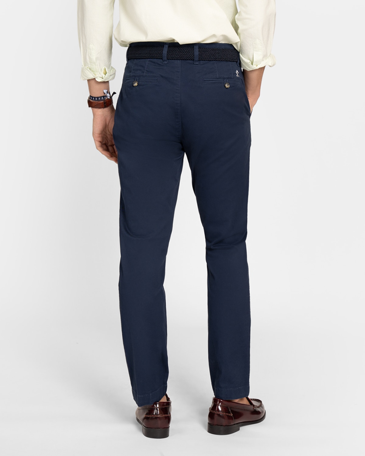 Pantalón chino de hombre corte regular - Harper & Neyer - Azul marino Azul marino-2