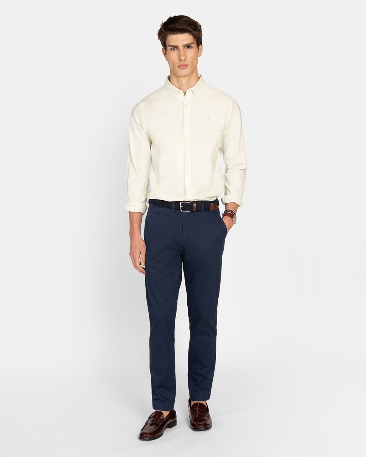 Pantalón chino de hombre corte regular - Harper & Neyer - Azul marino Azul marino-3