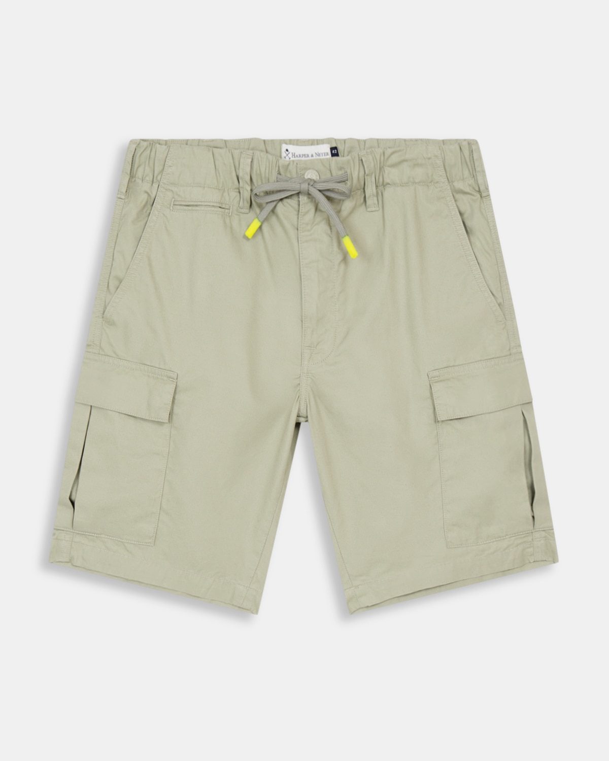Imagen 6 de Pantalón corto cargo de hombre liso - Harper & Neyer - Verde Verde