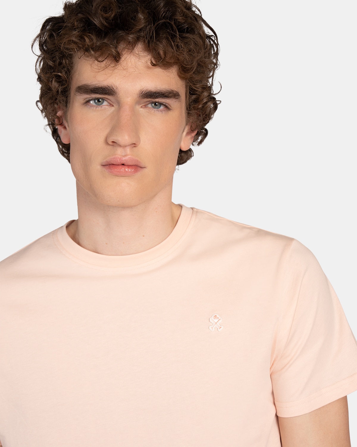 Imagen 3 de Camiseta de manga corta de hombre lisa - Harper & Neyer - Rosa claro Rosa claro