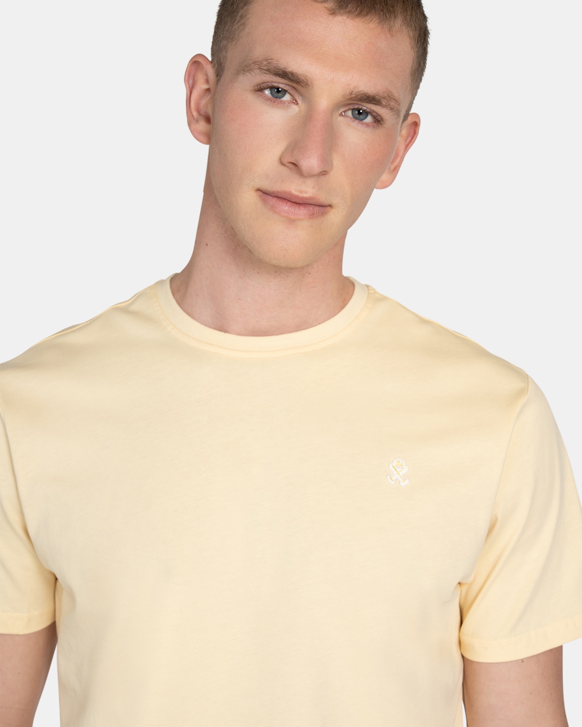 Imagen 3 de Camiseta de manga corta de hombre lisa - Harper & Neyer - Amarillo Amarillo