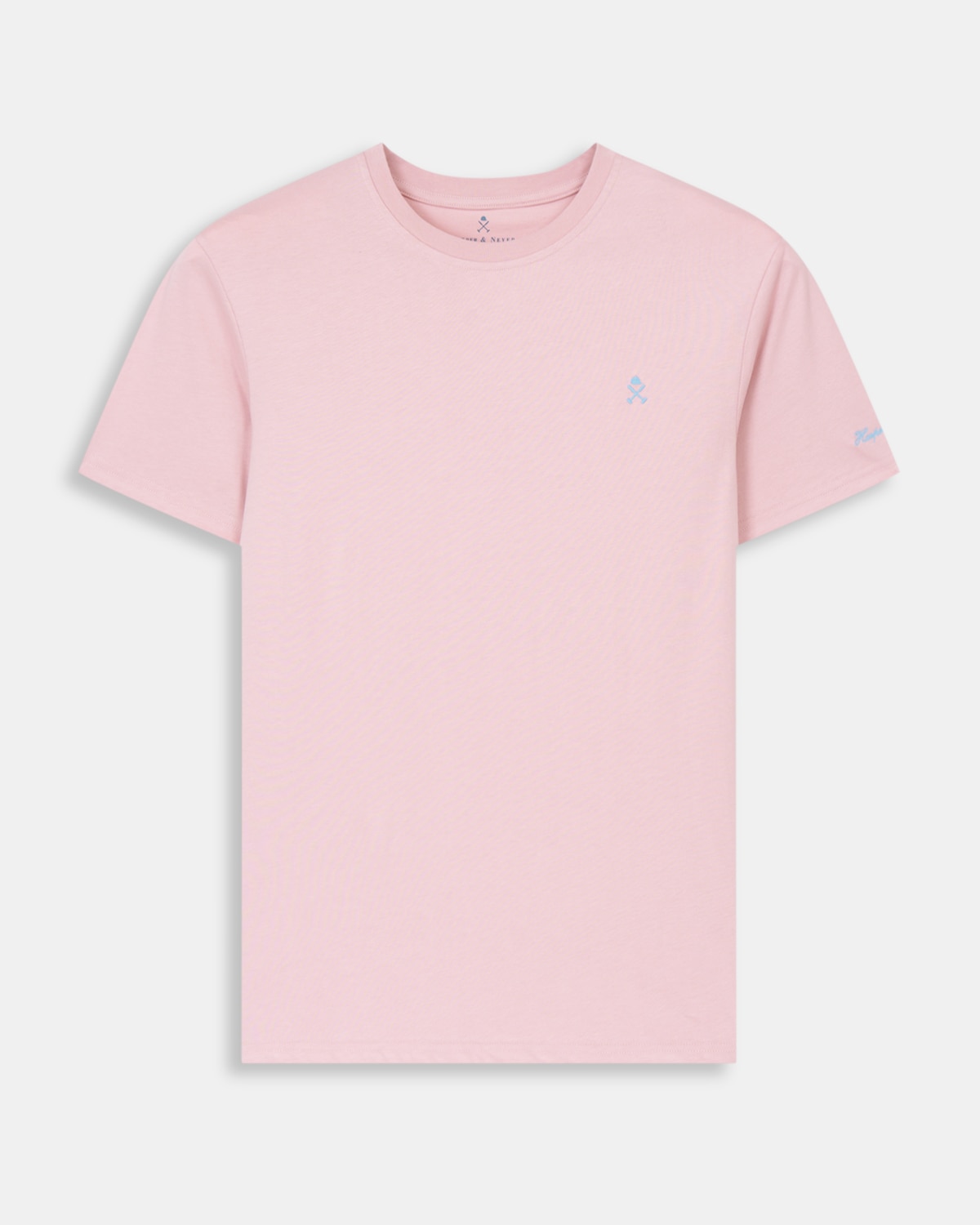 Camiseta de manga corta de hombre lisa - Harper & Neyer - Rosa claro Rosa claro-6