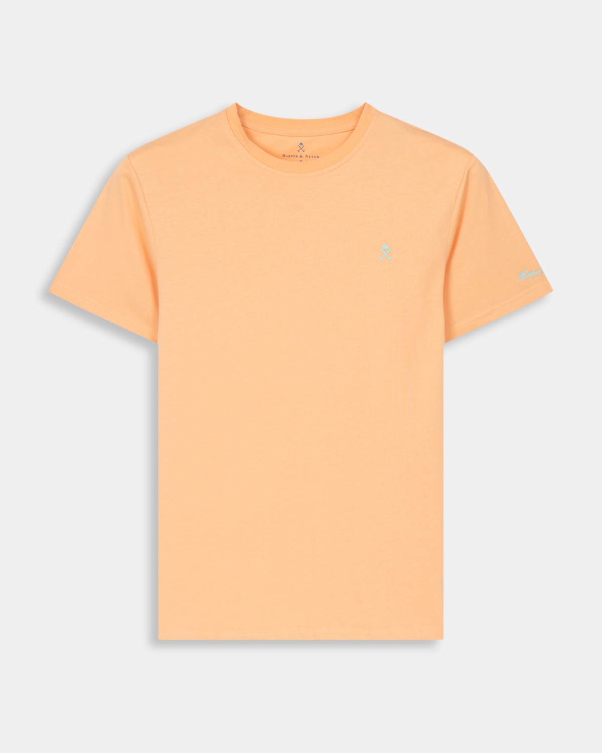 Camiseta de manga corta de hombre lisa - Harper & Neyer - Coral Coral-6