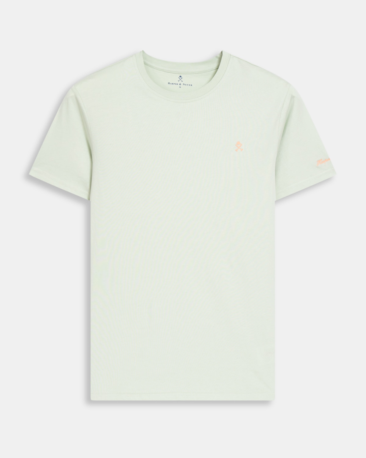 Camiseta de manga corta de hombre lisa - Harper & Neyer - Verde claro Verde claro-6
