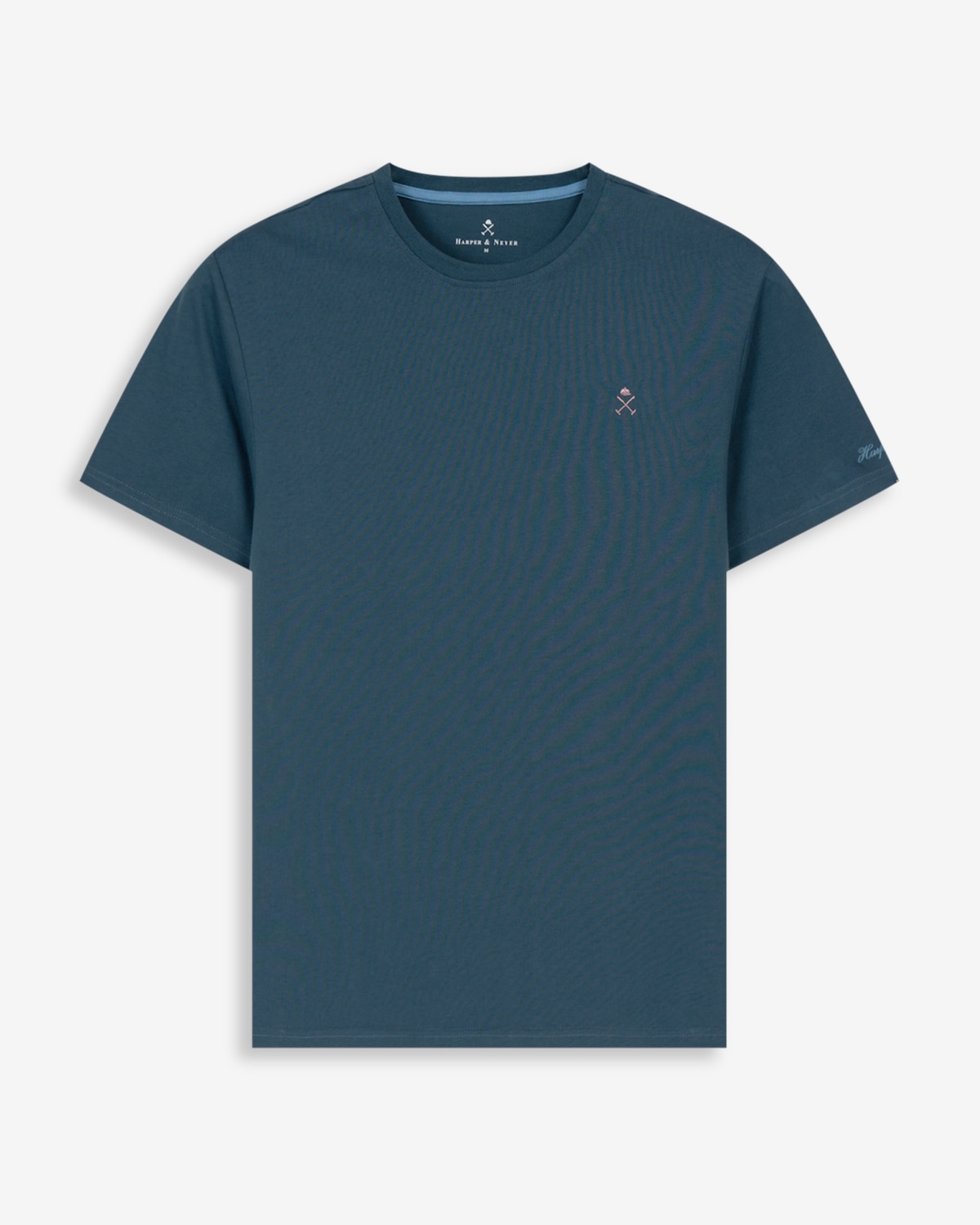 Camiseta de manga corta de hombre con estampado grande - Harper & Neyer - Azul marino Azul marino-6