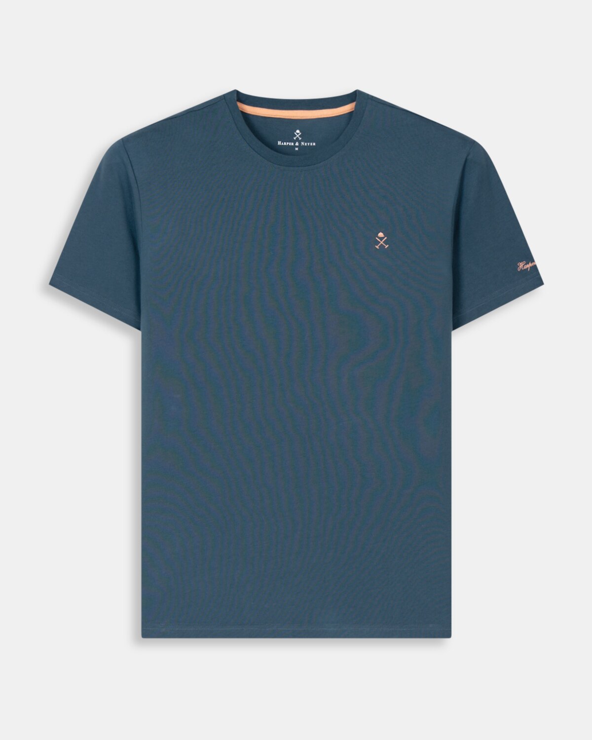 Camiseta de manga corta de hombre con estampado grande - Harper & Neyer - Azul Azul-6