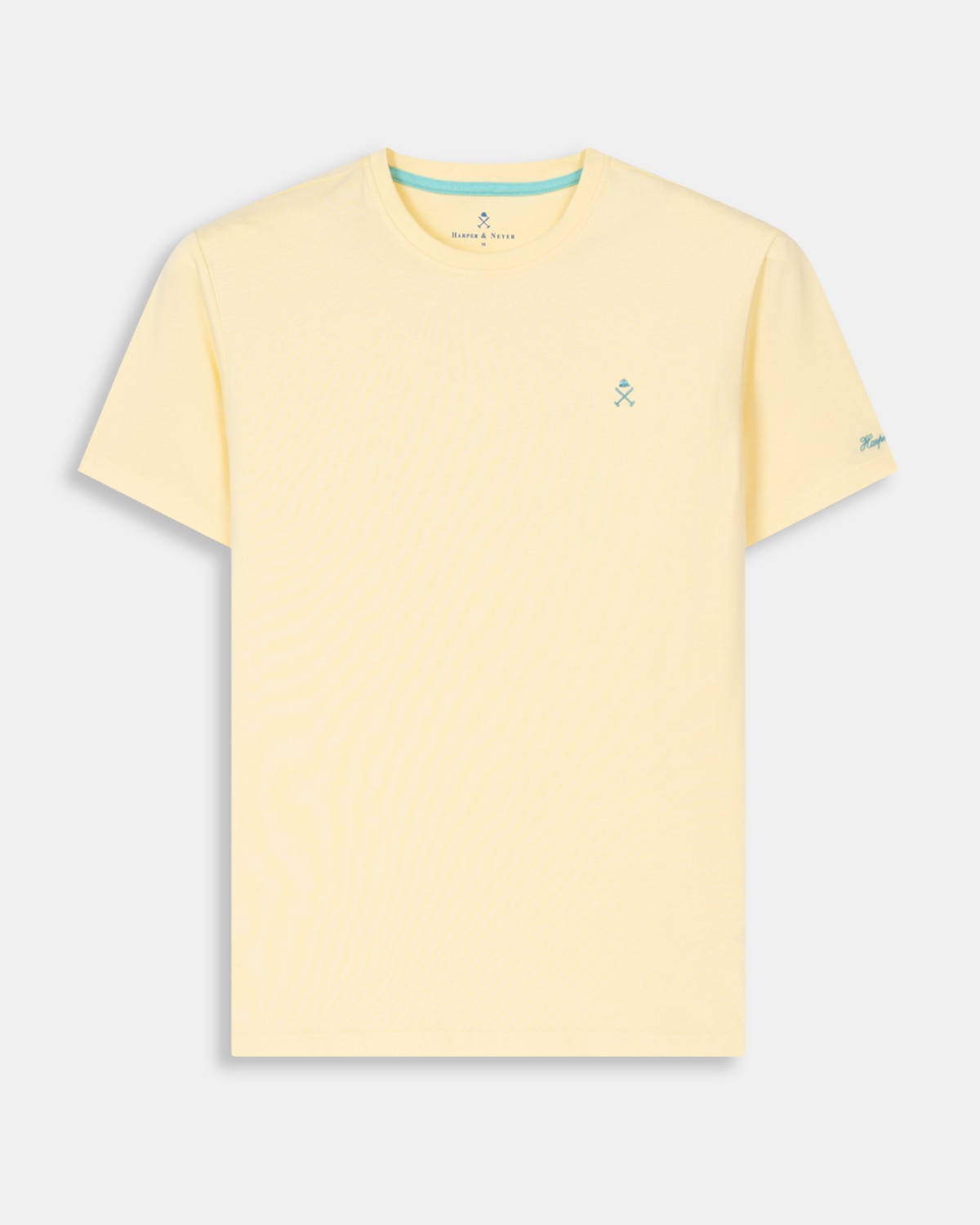Camiseta de manga corta de hombre con estampado grande - Harper & Neyer - Amarillo Amarillo-6
