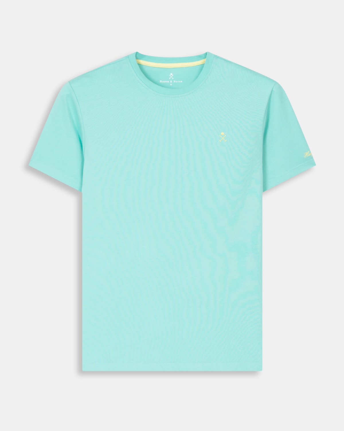 Camiseta de manga corta de hombre con estampado grande - Harper & Neyer - Turquesa Turquesa-6