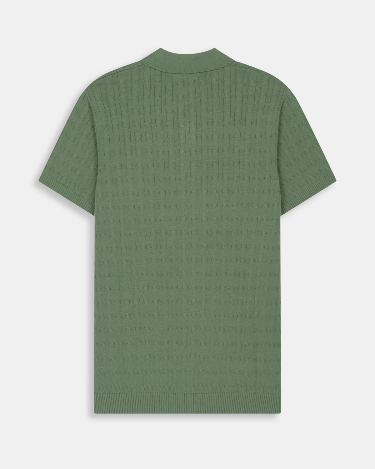 Polo de manga corta de hombre de algodón - Harper & Neyer - Verde Verde-5