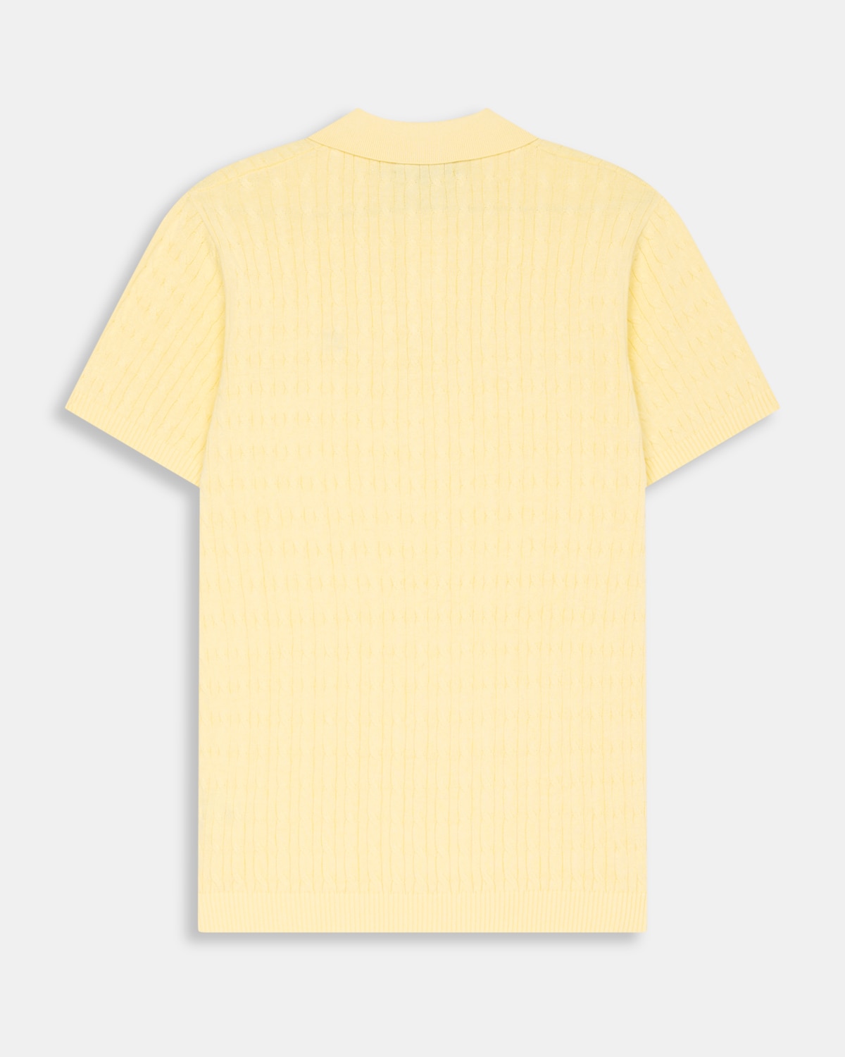 Polo de manga corta de hombre de algodón - Harper & Neyer - Amarillo Amarillo-5
