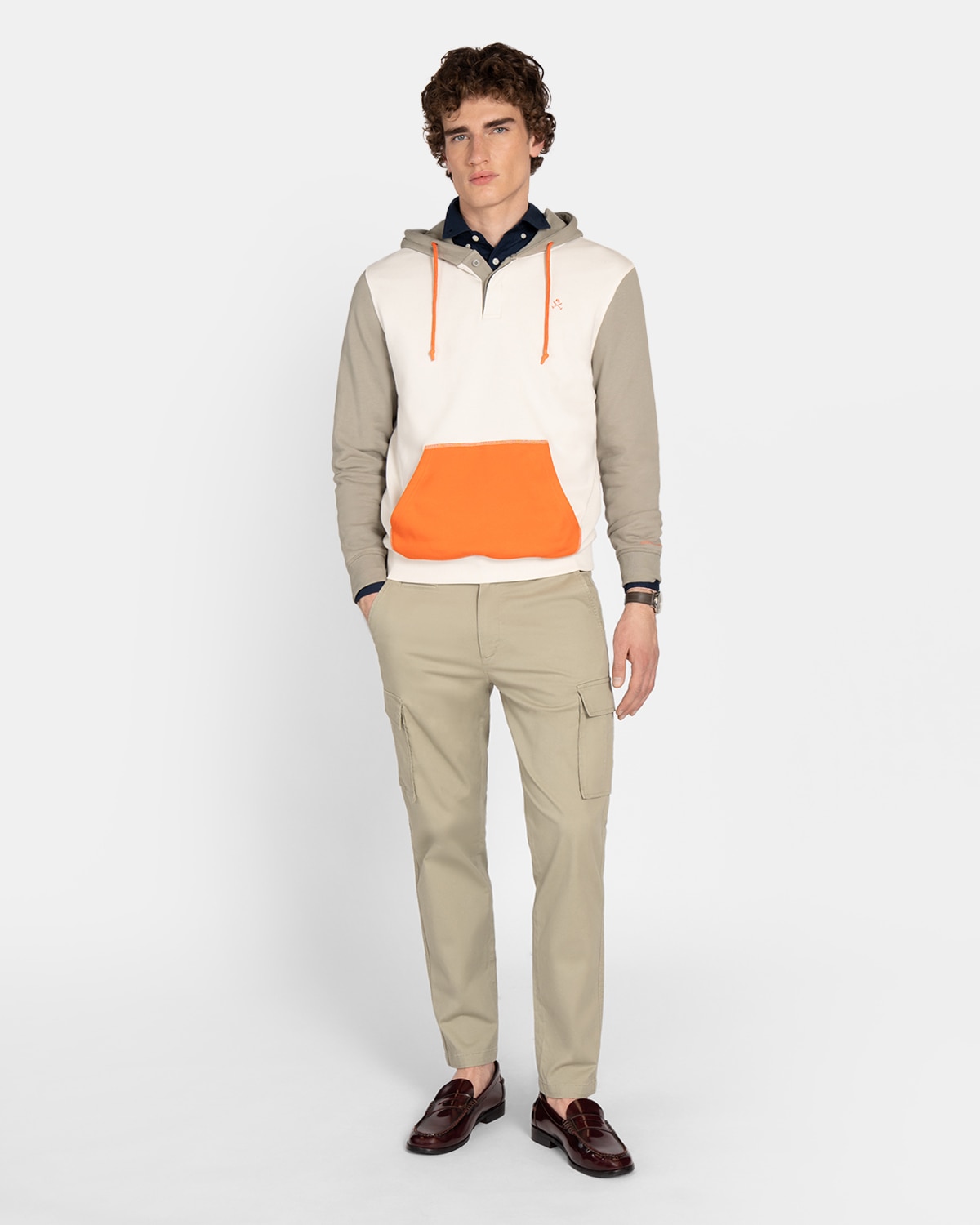 Sudadera con capucha de hombre lisa - Harper & Neyer - Blanco roto Blanco roto-4