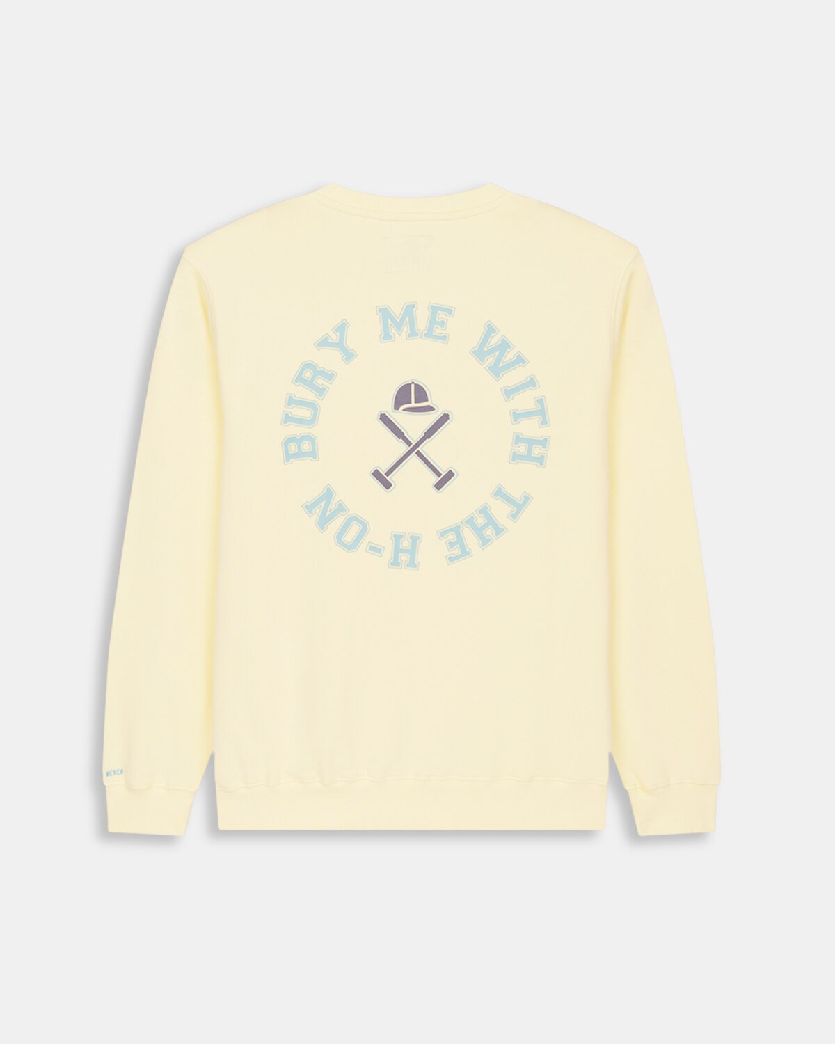 Sudadera sin capucha de hombre con estampado grande - Harper & Neyer - Amarillo Amarillo-5