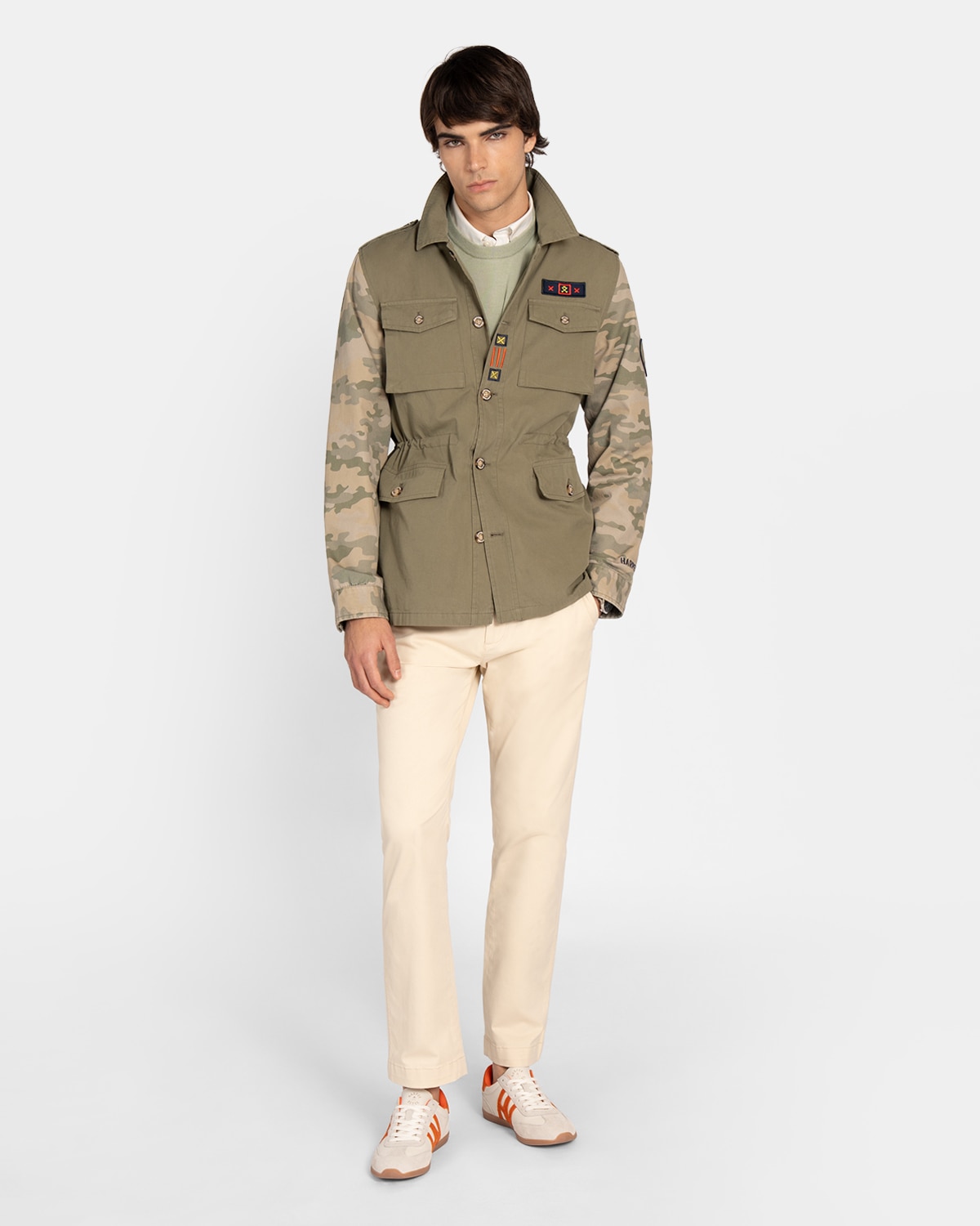 Chaqueta de hombre con cierre frontal - Harper & Neyer - Marrón claro Marrón claro-4