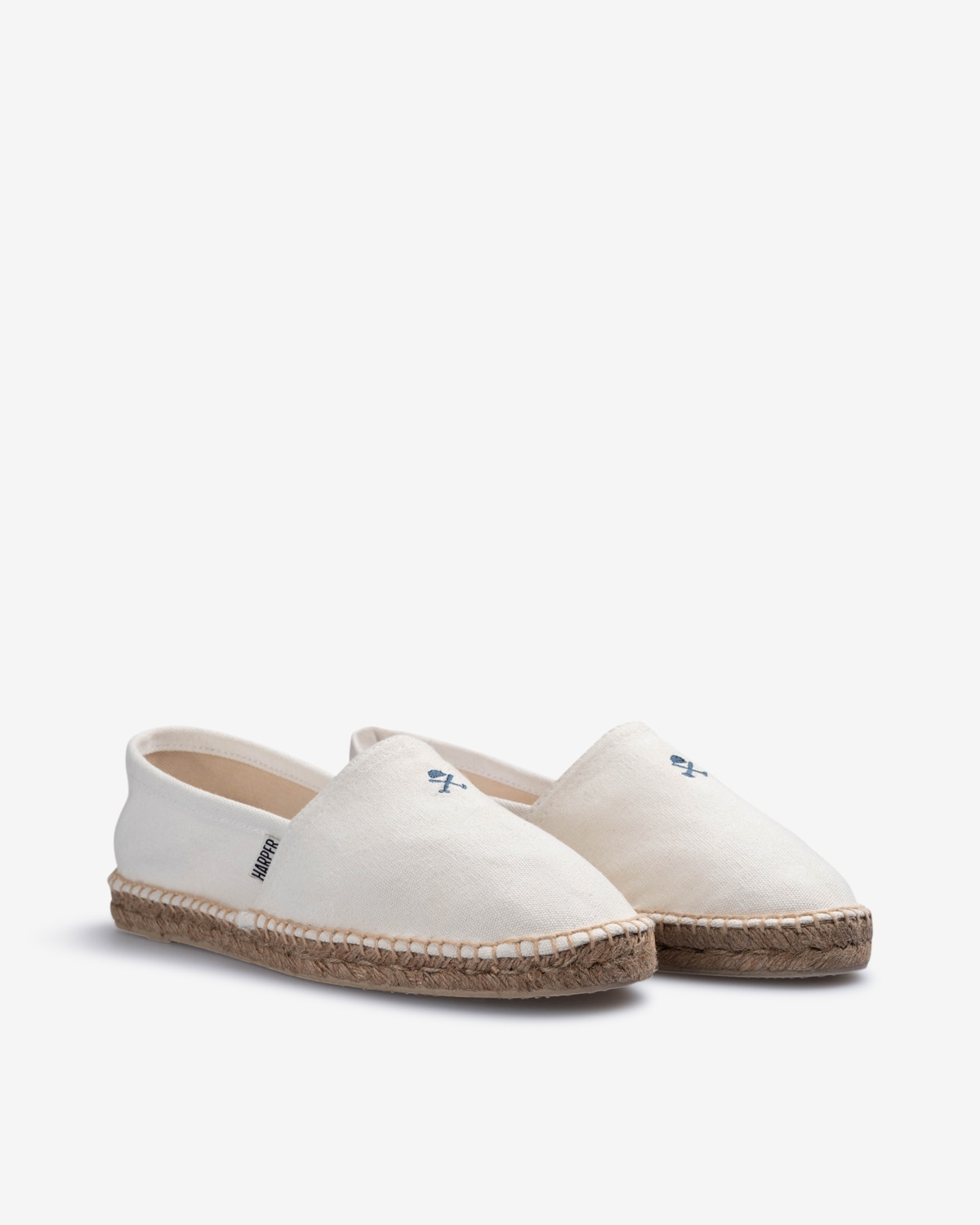 Alpargatas yute de hombre de algodón con cierre de cordones - Harper & Neyer - Beige Beige-3