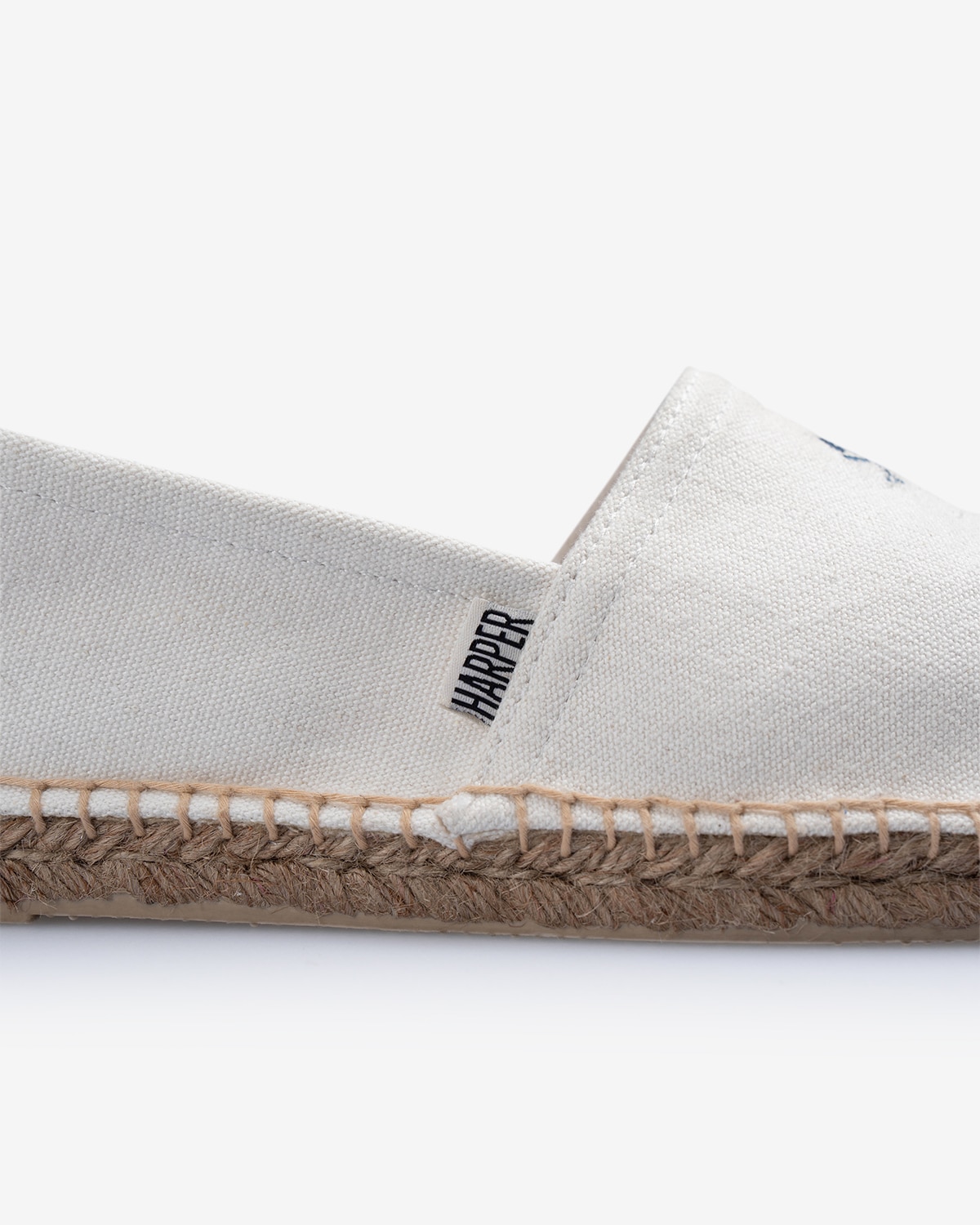 Alpargatas yute de hombre de algodón con cierre de cordones - Harper & Neyer - Beige Beige-5