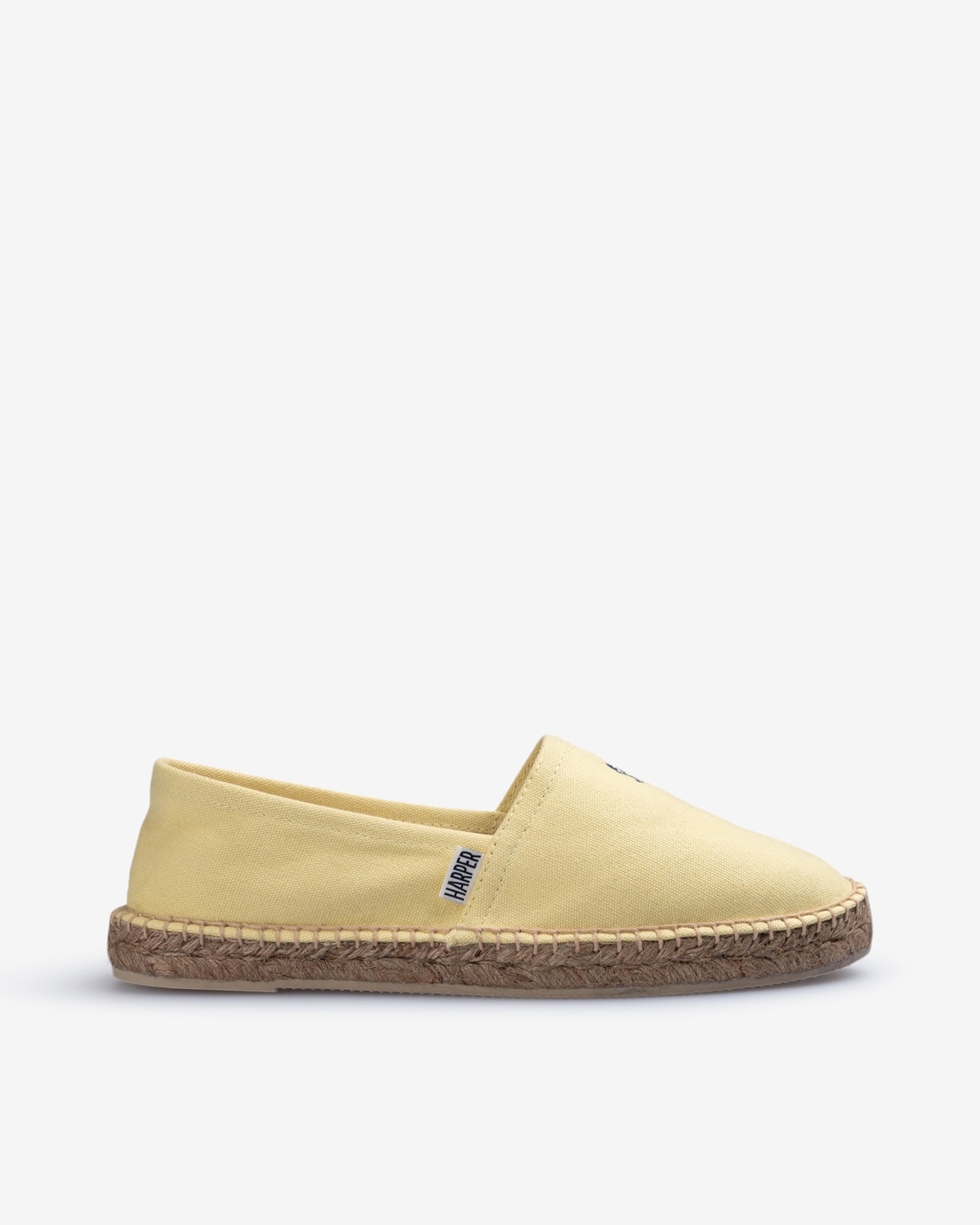 Alpargatas yute de hombre de algodón con cierre de cordones - Harper & Neyer - Amarillo Amarillo-1