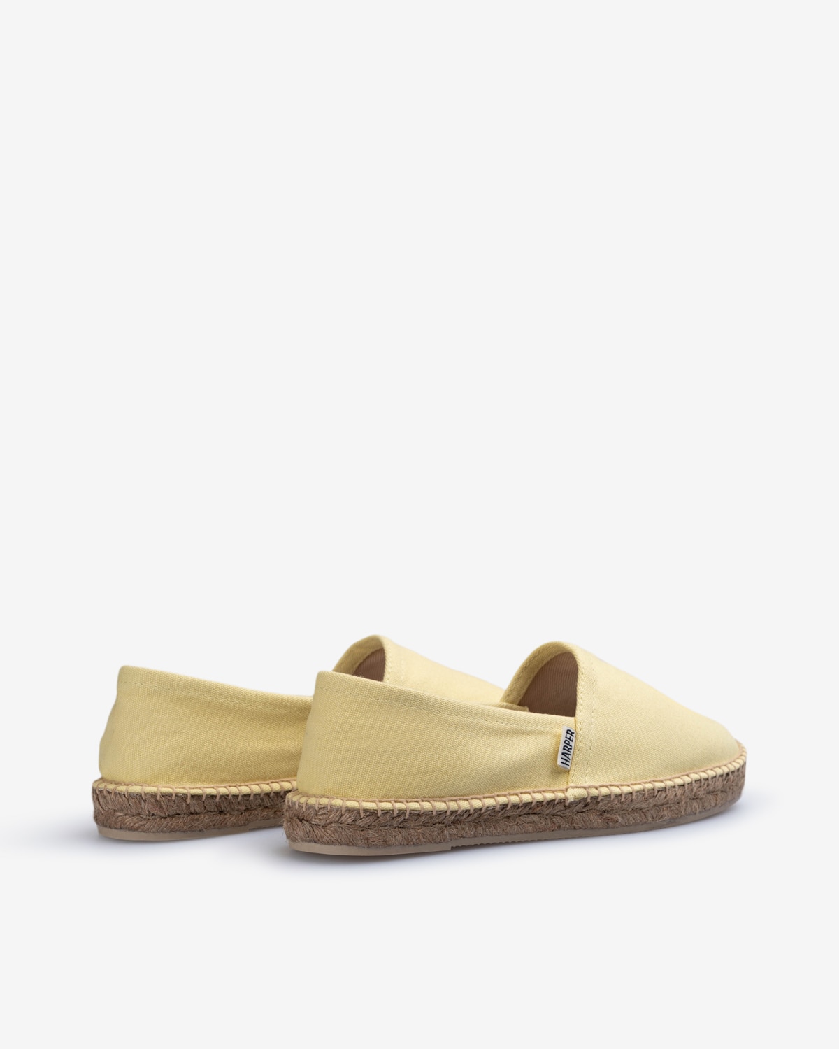 Alpargatas yute de hombre de algodón con cierre de cordones - Harper & Neyer - Amarillo Amarillo-2