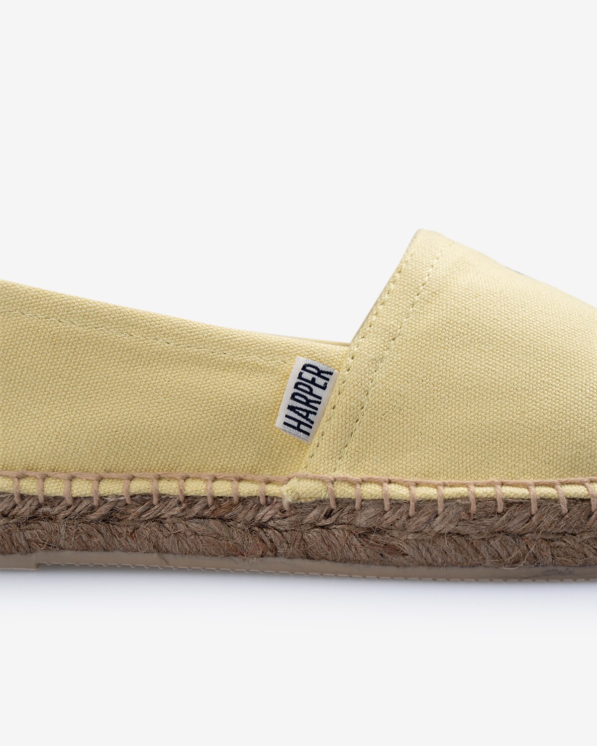 Alpargatas yute de hombre de algodón con cierre de cordones - Harper & Neyer - Amarillo Amarillo-5