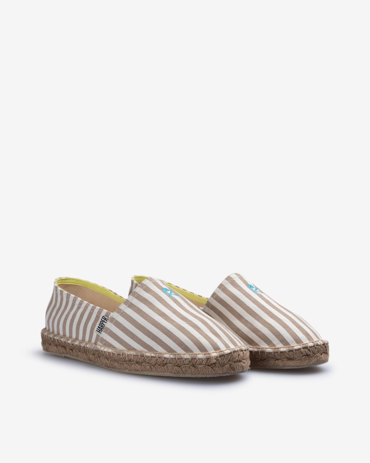 Alpargatas yute de hombre de algodón con cierre de cordones - Harper & Neyer - Camel Camel-3