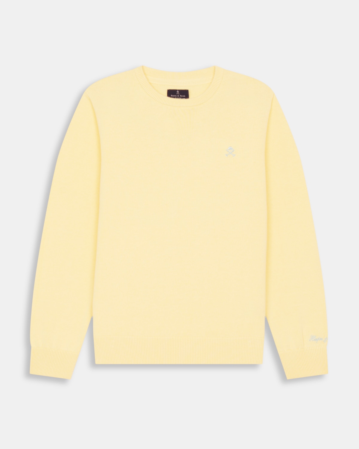 Jersey de niño con cuello redondo liso - Harper & Neyer - Amarillo Amarillo-5