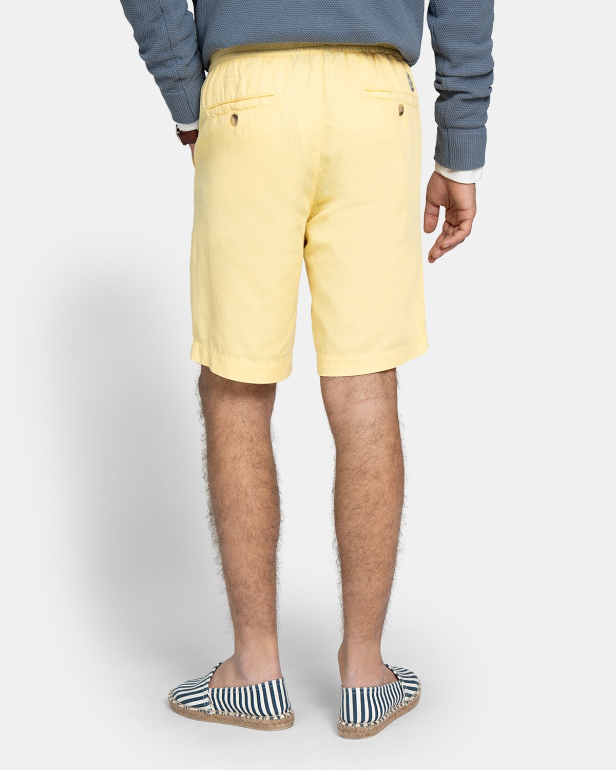Bermudas de hombre regular liso - Harper & Neyer - Amarillo Amarillo-2