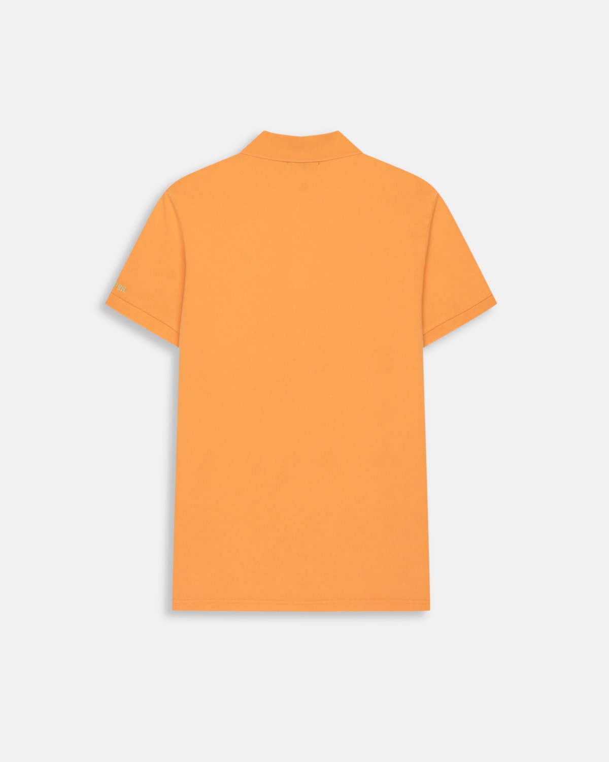 Polo de manga corta de hombre de algodón liso - Harper & Neyer - Naranja Naranja-5