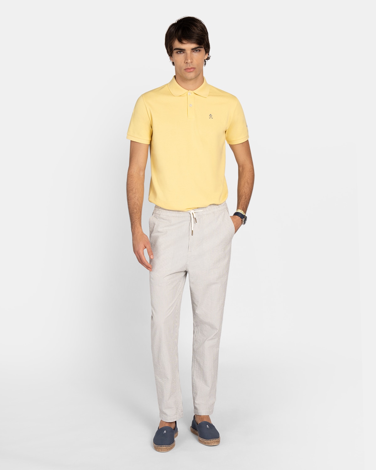 Pantalón jogger de hombre corte regular - Harper & Neyer - Azul oscuro Azul oscuro-3