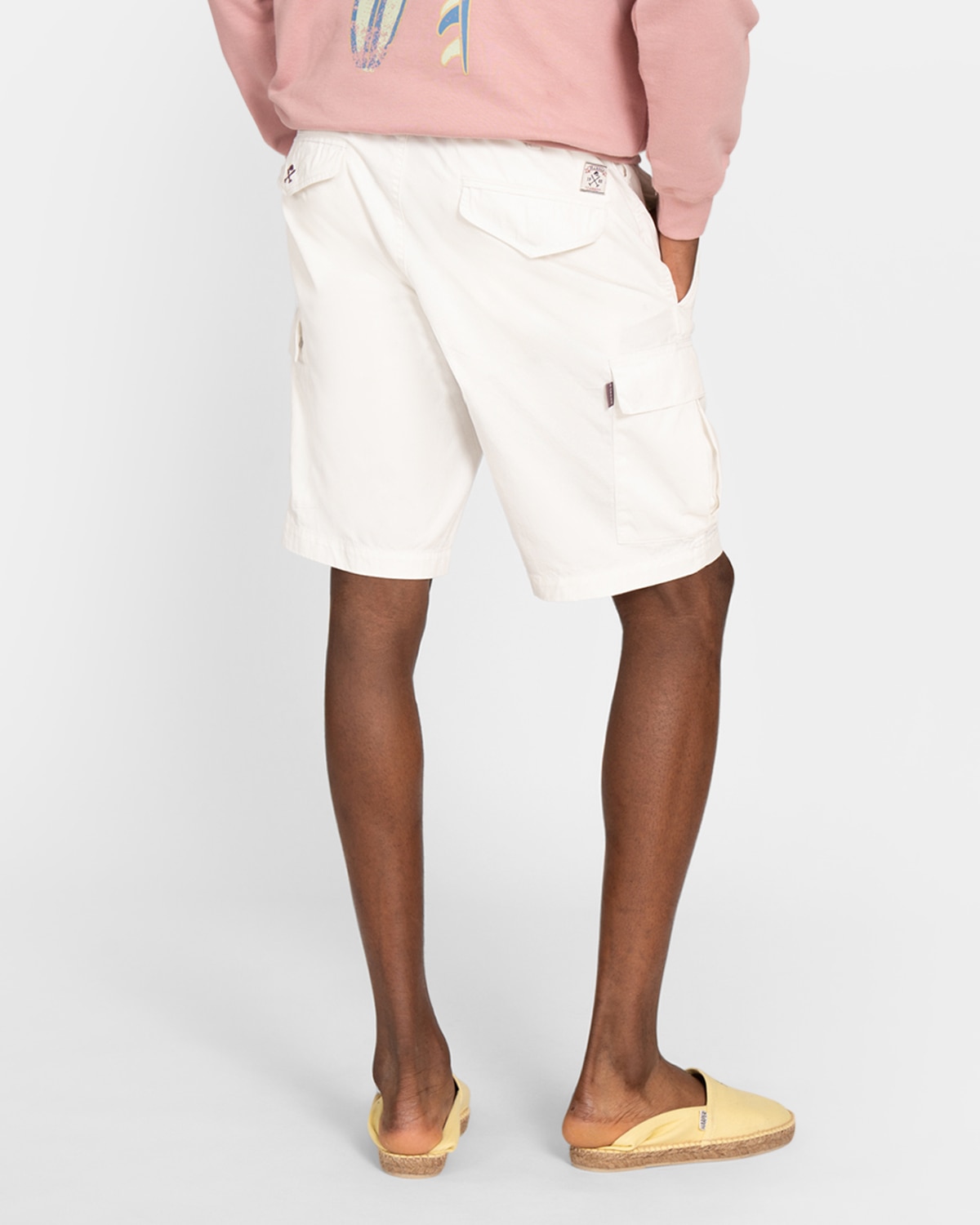 Imagen 2 de Pantalón corto cargo de hombre liso - Harper & Neyer - Blanco roto Blanco roto