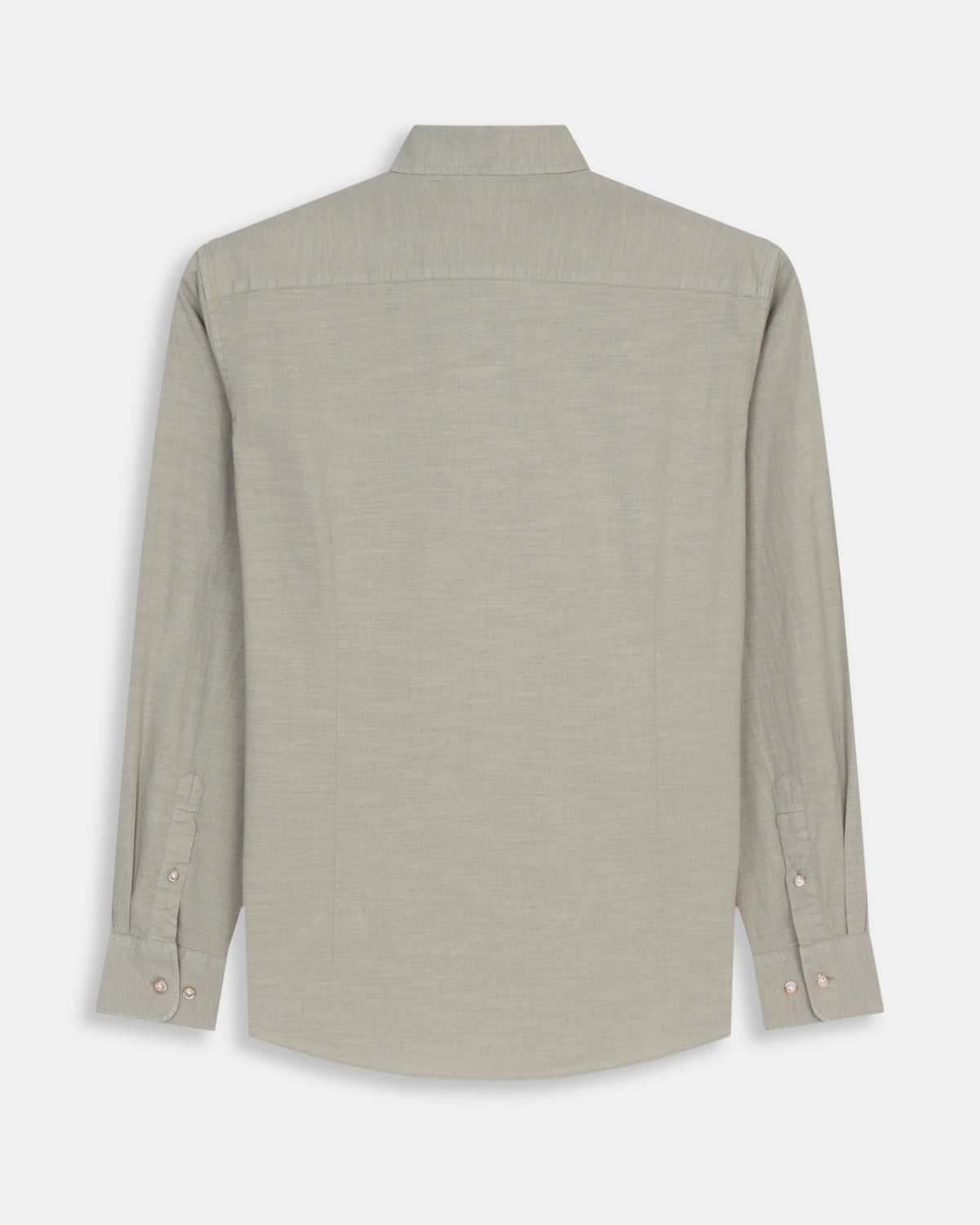 Camisa de hombre lisa de algodón - Harper & Neyer - Blanco roto Blanco roto-5