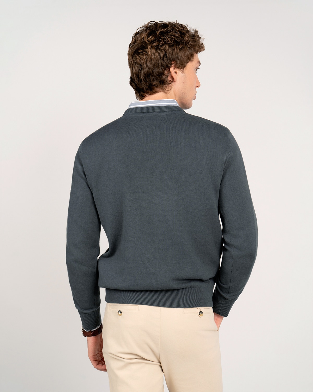 Jersey windsor tails - Harper & Neyer - Verde militar Verde militar-3