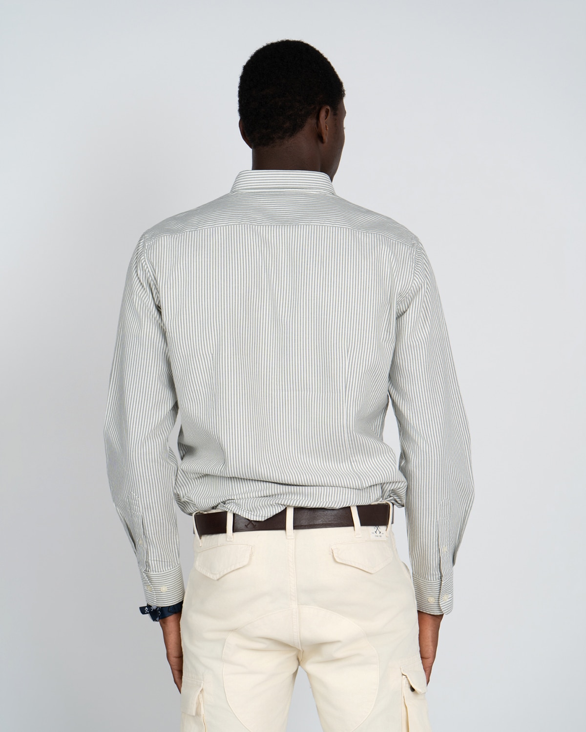 Camisa rayas - Harper & Neyer - Verde militar Verde militar-2