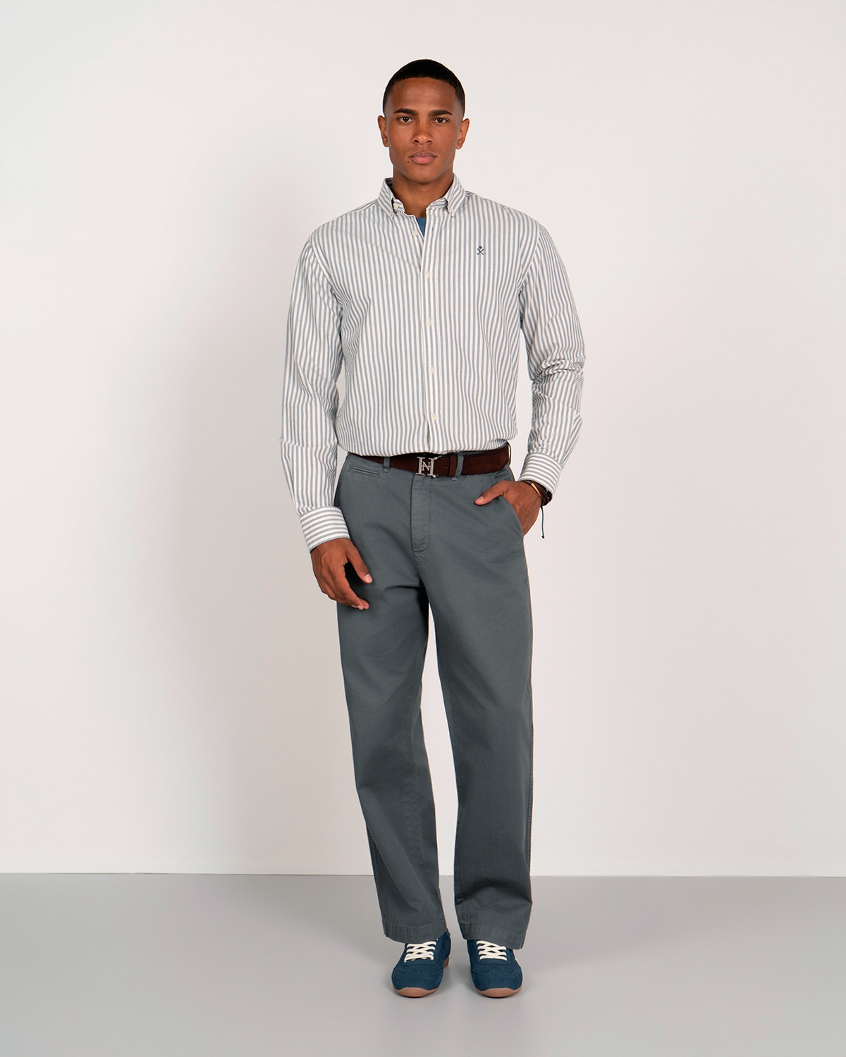 Imagen 1 de Camisa rayas - Harper & Neyer - Azul índigo Azul índigo