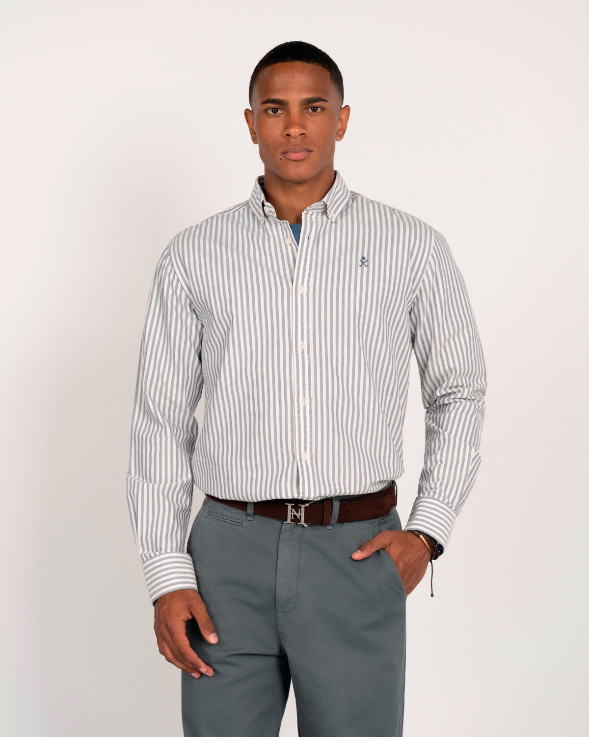 Imagen 2 de Camisa rayas - Harper & Neyer - Azul índigo Azul índigo