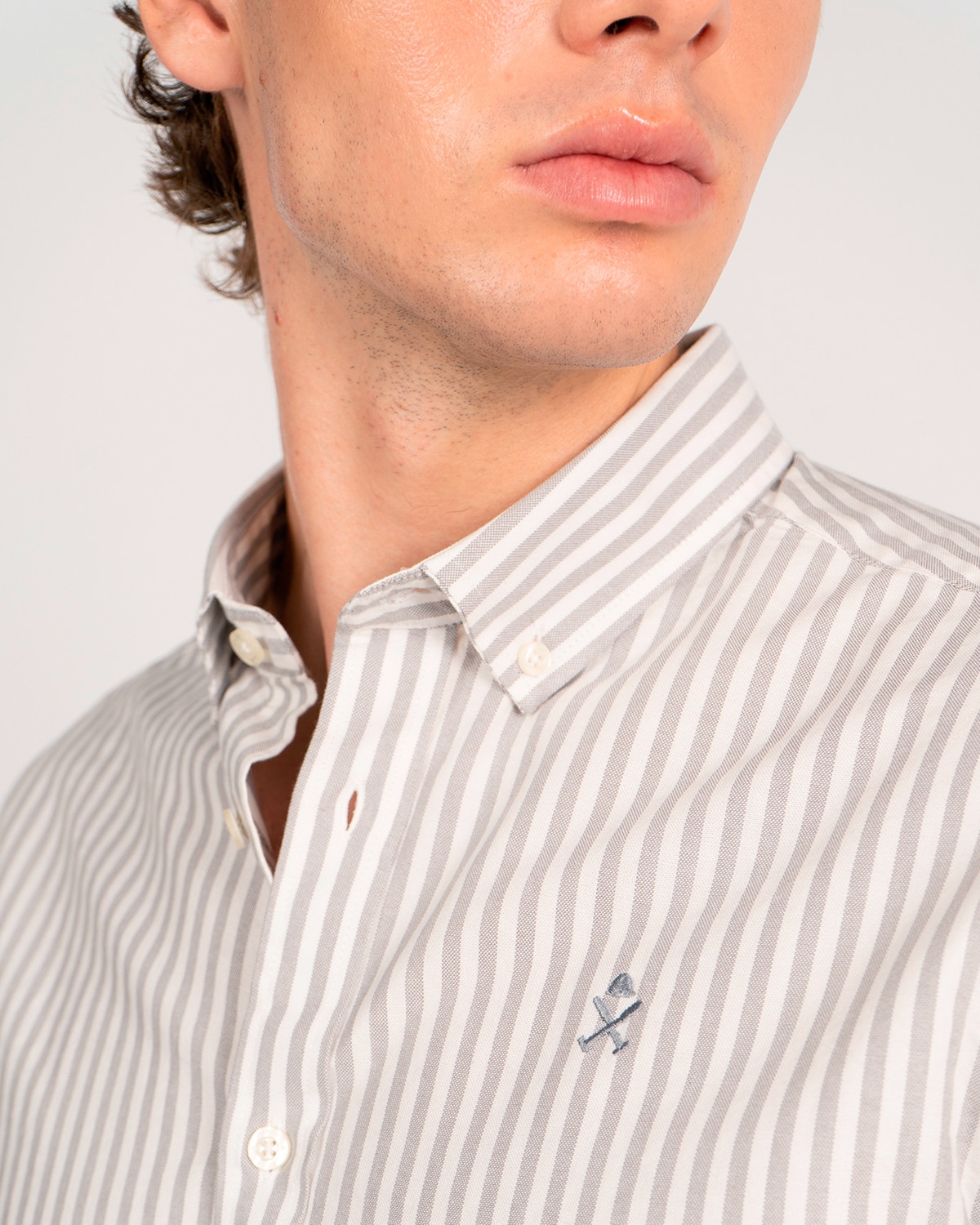 Imagen 3 de Camisa rayas - Harper & Neyer - Gris Gris