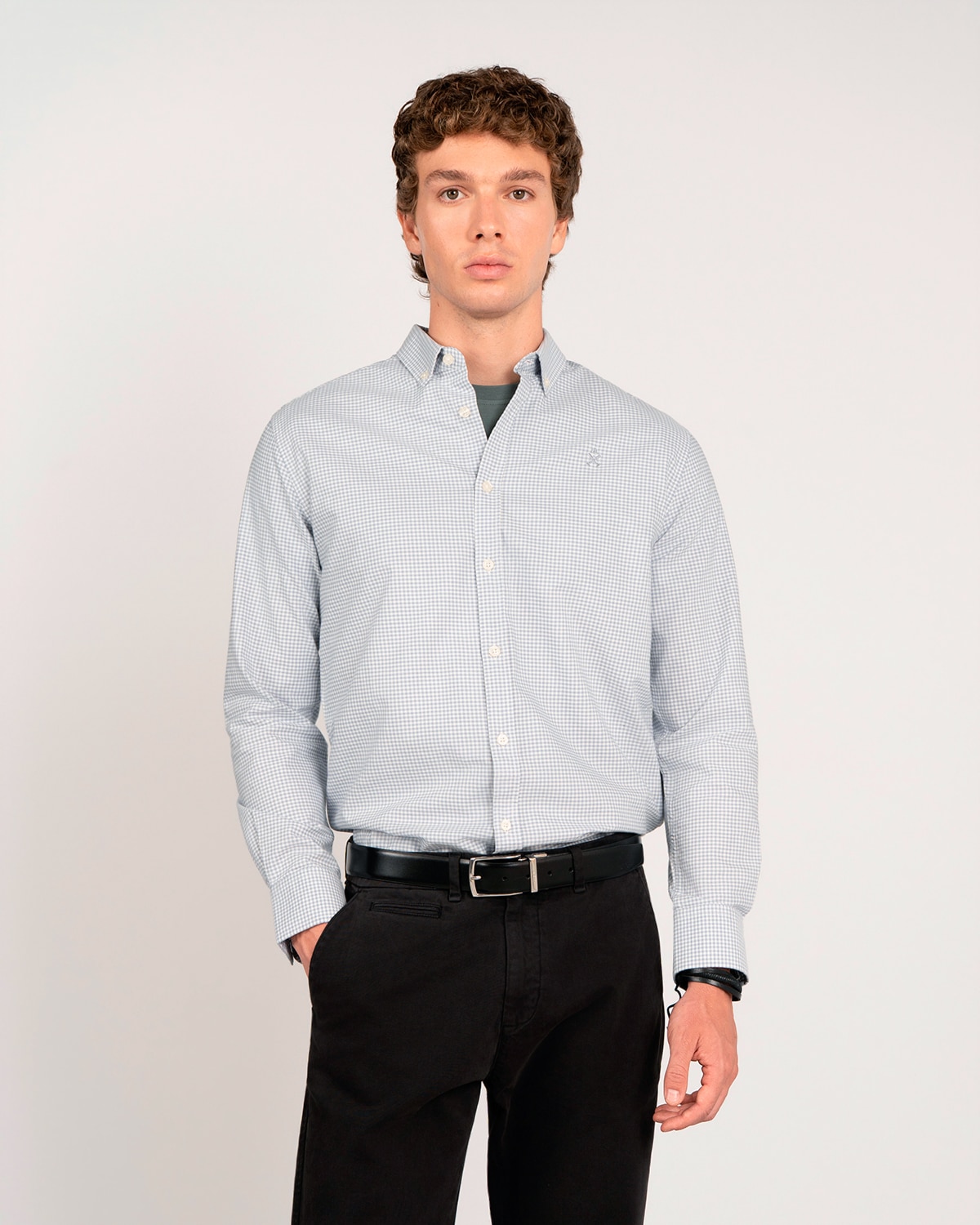 Camisa cuadros - Harper & Neyer - Azul claro Azul claro-1