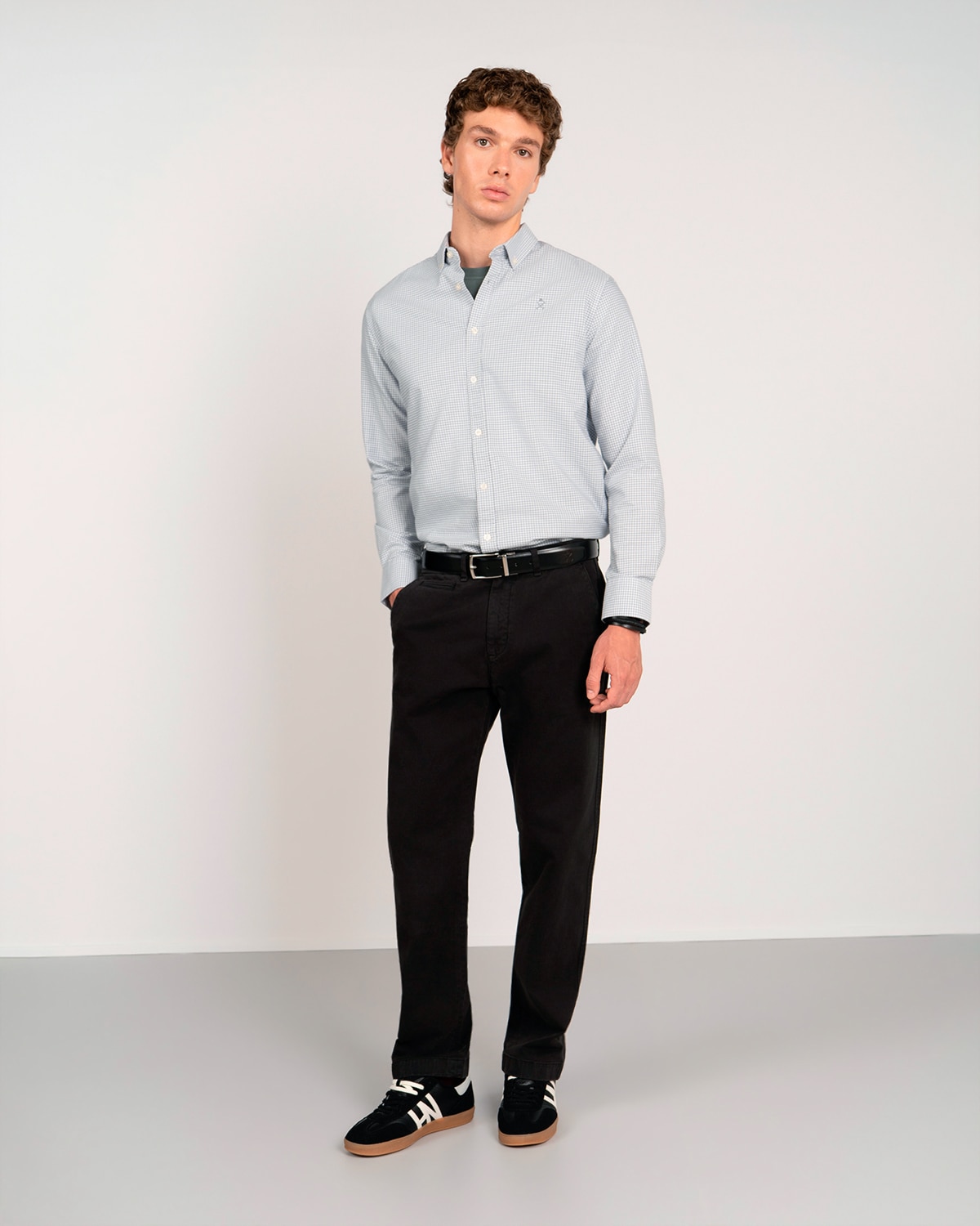 Camisa cuadros - Harper & Neyer - Azul claro Azul claro-2