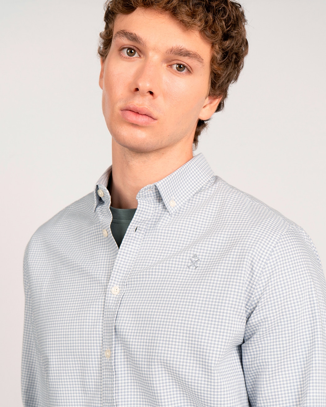 Camisa cuadros - Harper & Neyer - Azul claro Azul claro-4