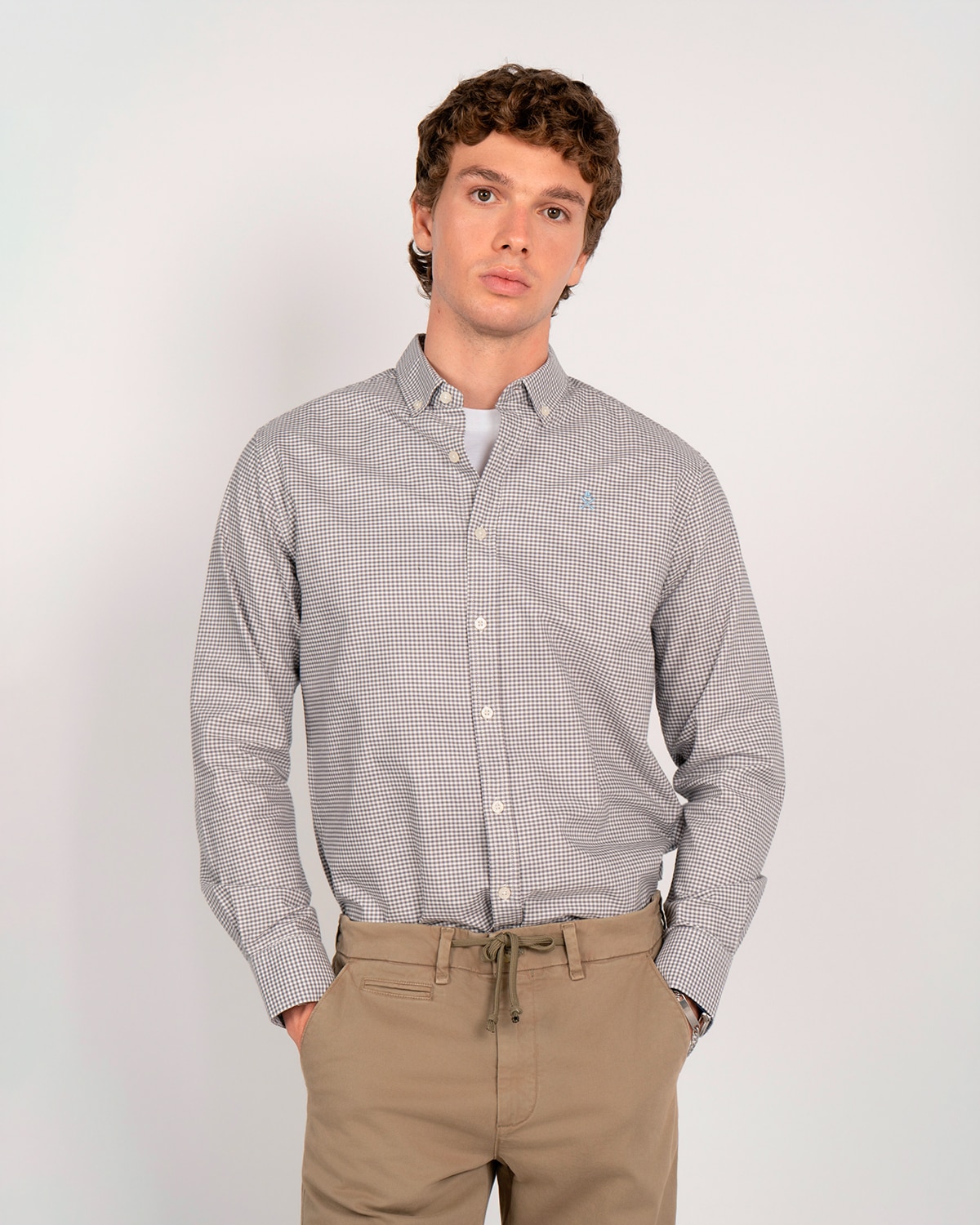 Camisa cuadros - Harper & Neyer - Gris Gris-3