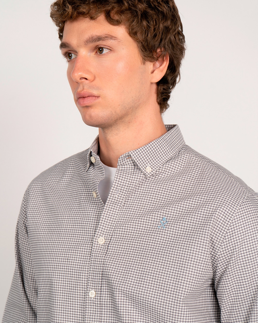 Camisa cuadros - Harper & Neyer - Gris Gris-4