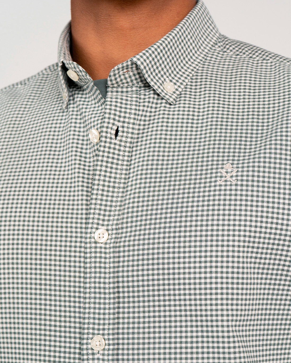 Camisa cuadros - Harper & Neyer - Verde militar Verde militar-4