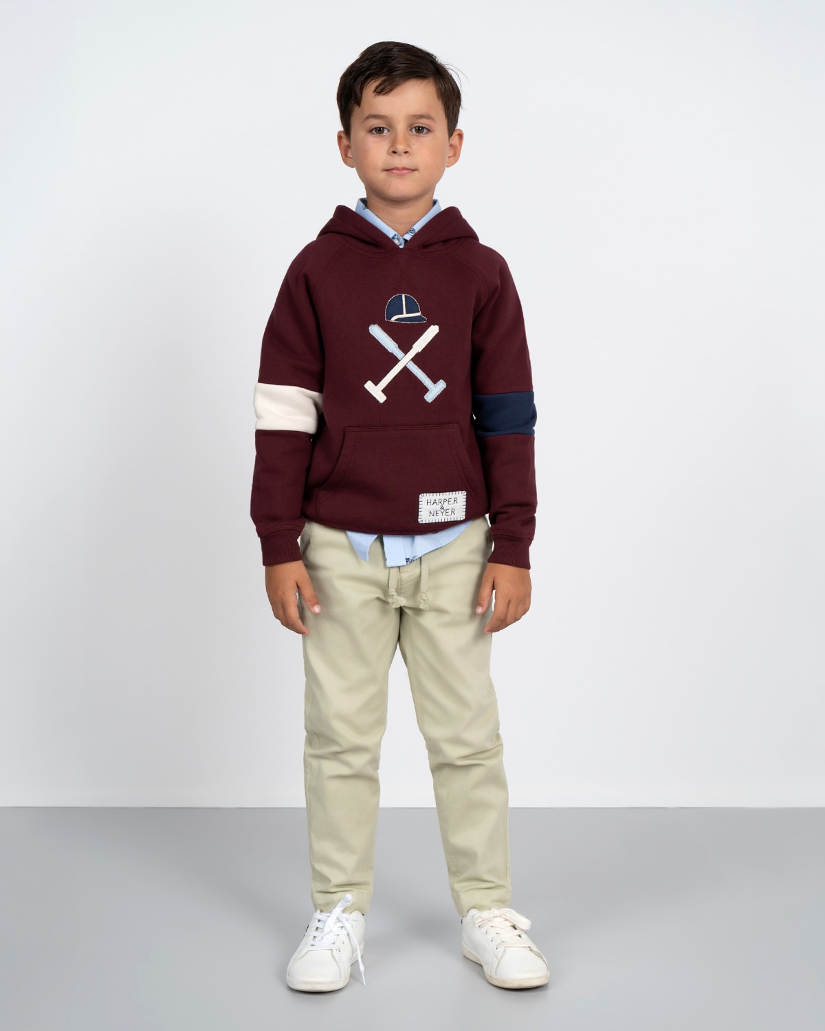 Imagen 3 de Sudadera sporty harper kids - Harper & Neyer - Burdeos Burdeos