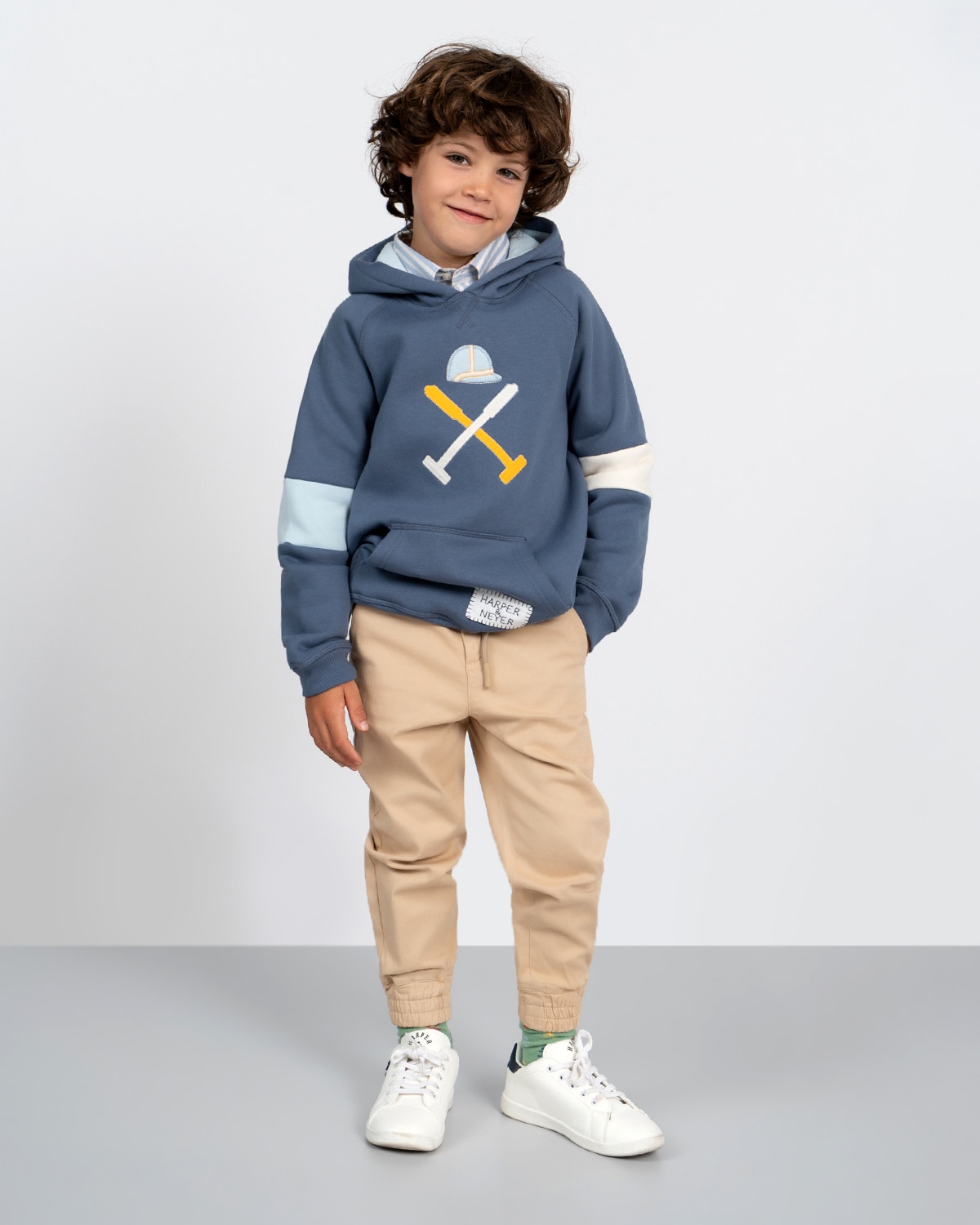 Imagen 3 de Sudadera sporty harper kids - Harper & Neyer - Azul Azul