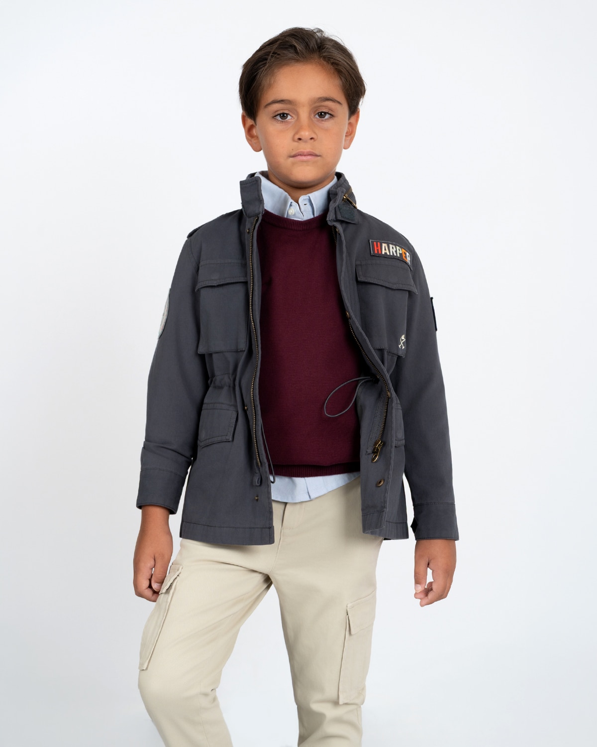 Imagen 1 de Chaqueta militar kids Verde oscuro
