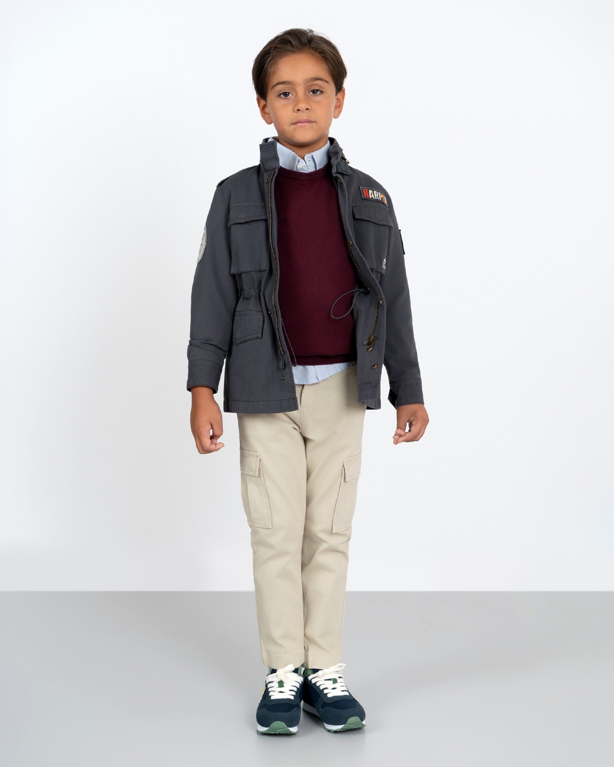 Imagen 3 de Chaqueta militar kids - Harper & Neyer - Verde oscuro Verde oscuro