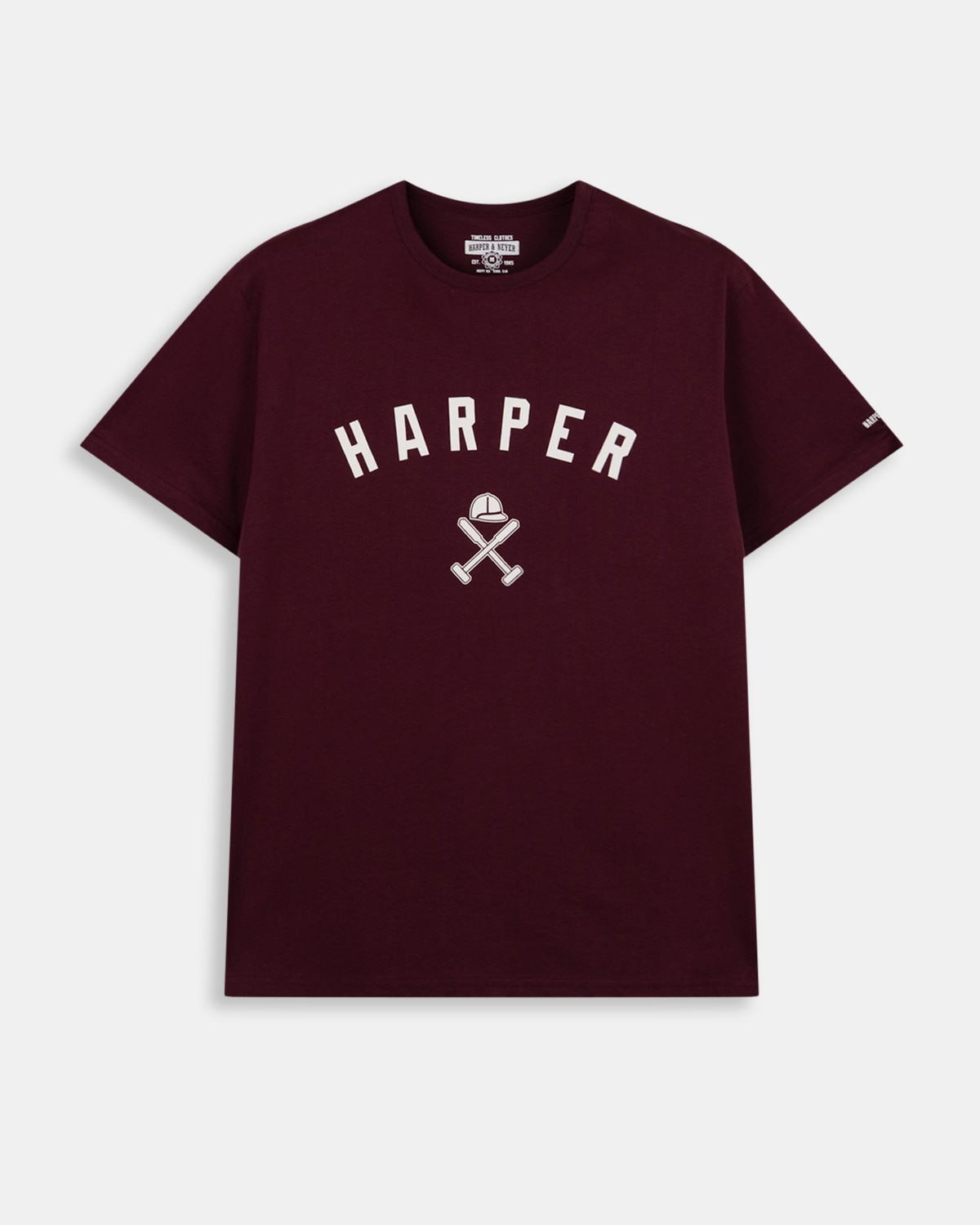 Imagen 6 de Camiseta new england - Harper & Neyer - Burdeos Burdeos