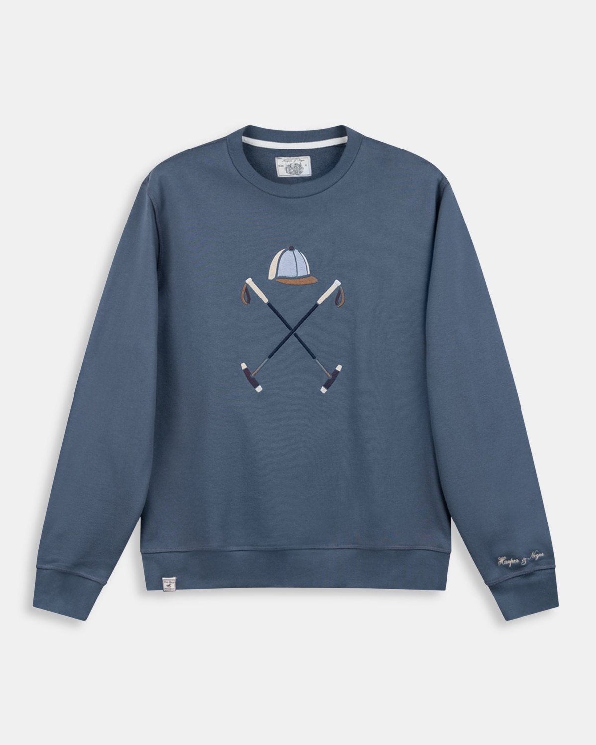Sudadera crew-neck heritage - Harper & Neyer - Azul marino Azul marino-6