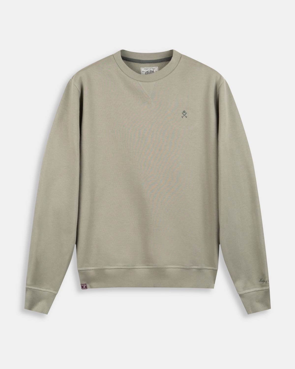 Sudadera crew-neck monogram - Harper & Neyer - Verde militar Verde militar-6