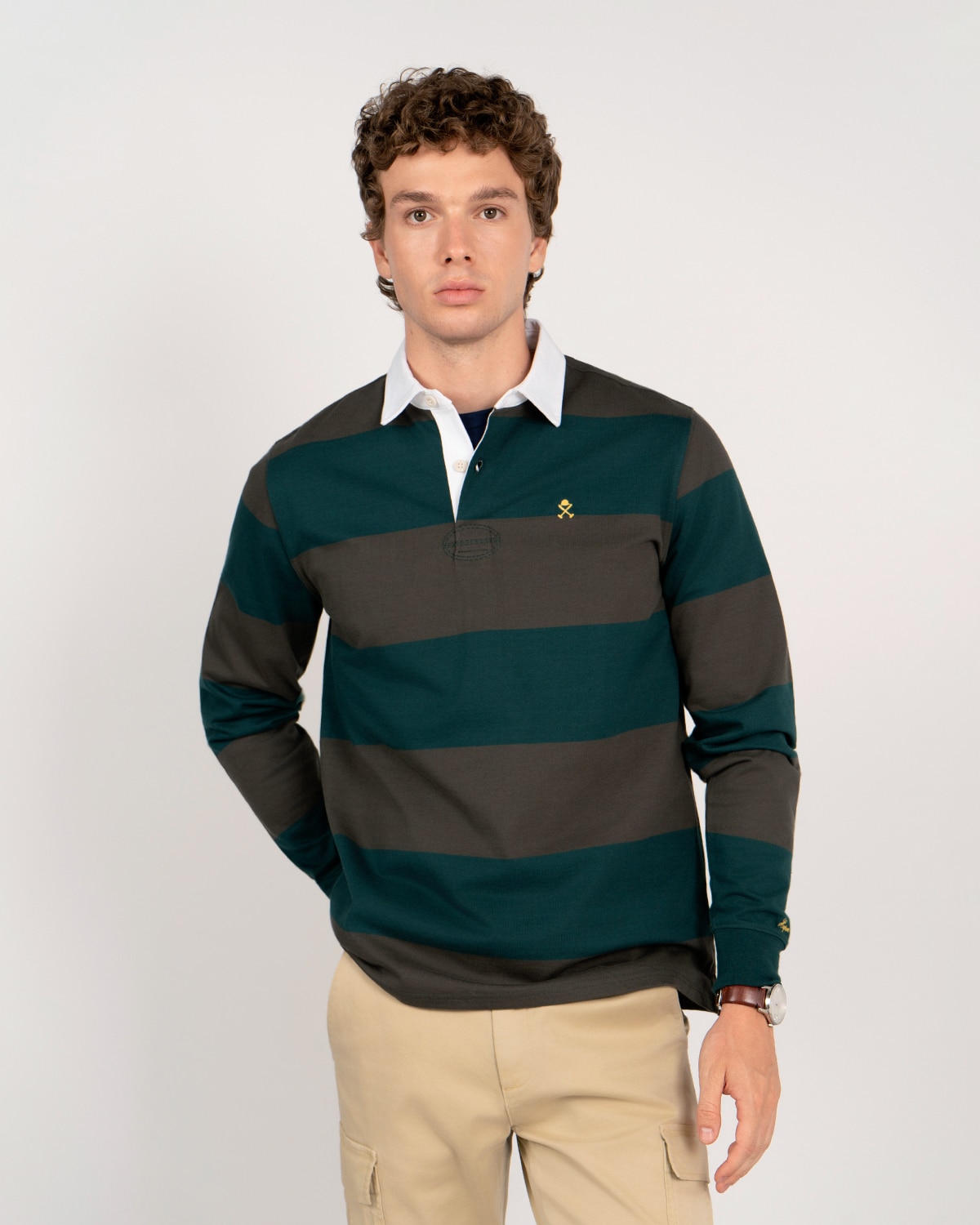 Polo rugby - Harper & Neyer - Verde oscuro Verde oscuro-2