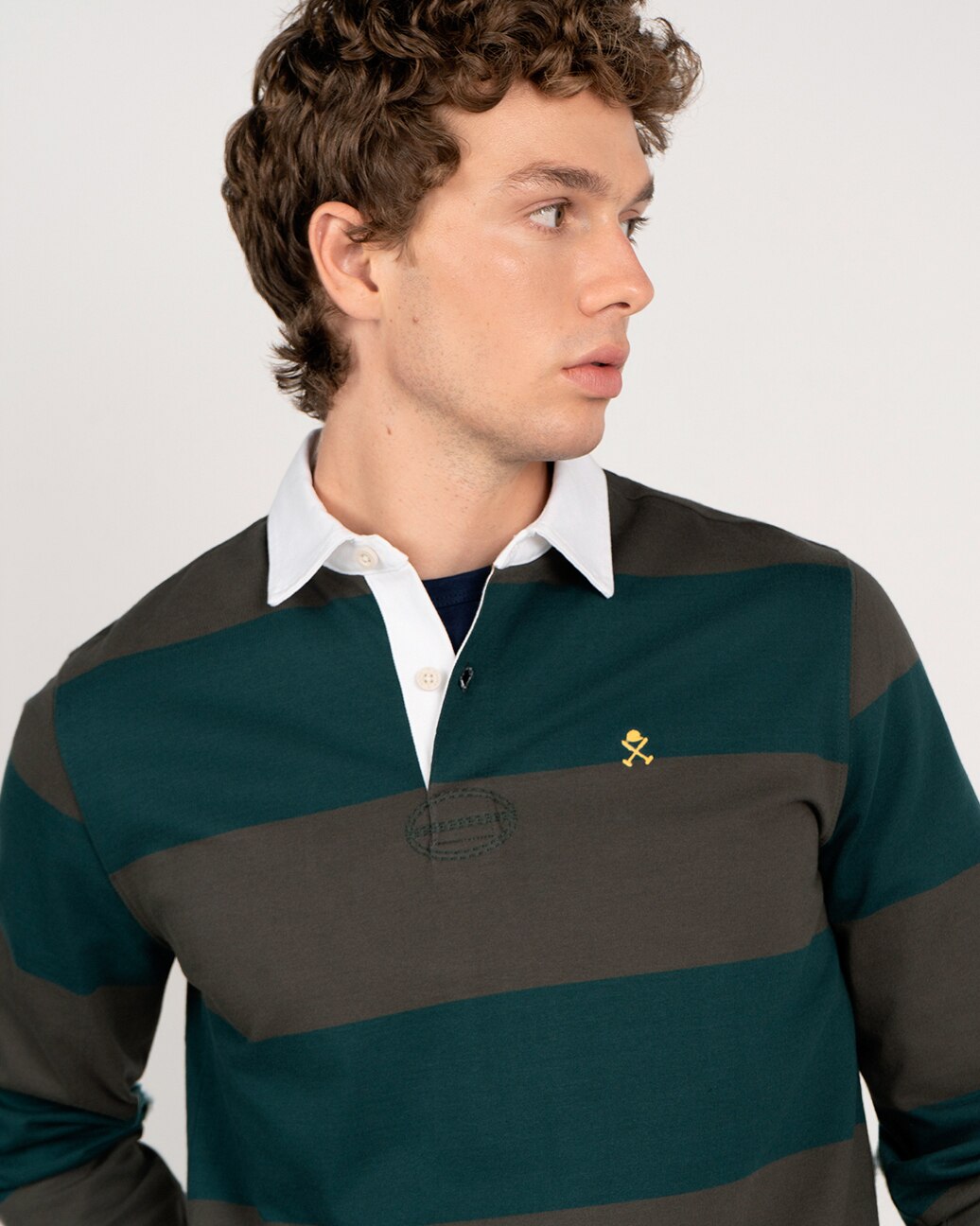 Polo rugby - Harper & Neyer - Verde oscuro Verde oscuro-3