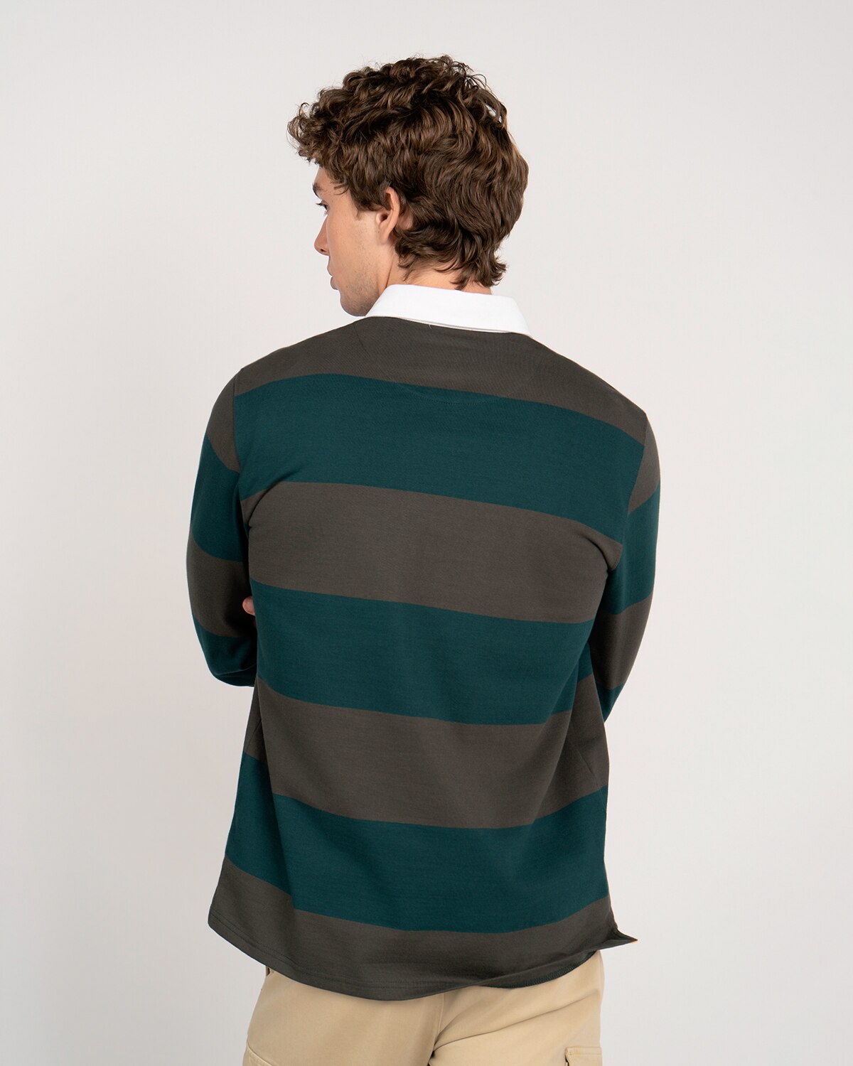 Polo rugby - Harper & Neyer - Verde oscuro Verde oscuro-4